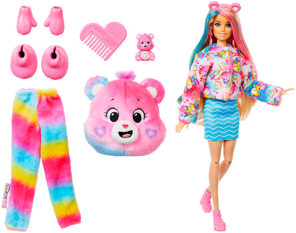 Barbie Anziehpuppe »Cutie Reveal Glücksbärchis Zusammengehörigkeitsbärchi«