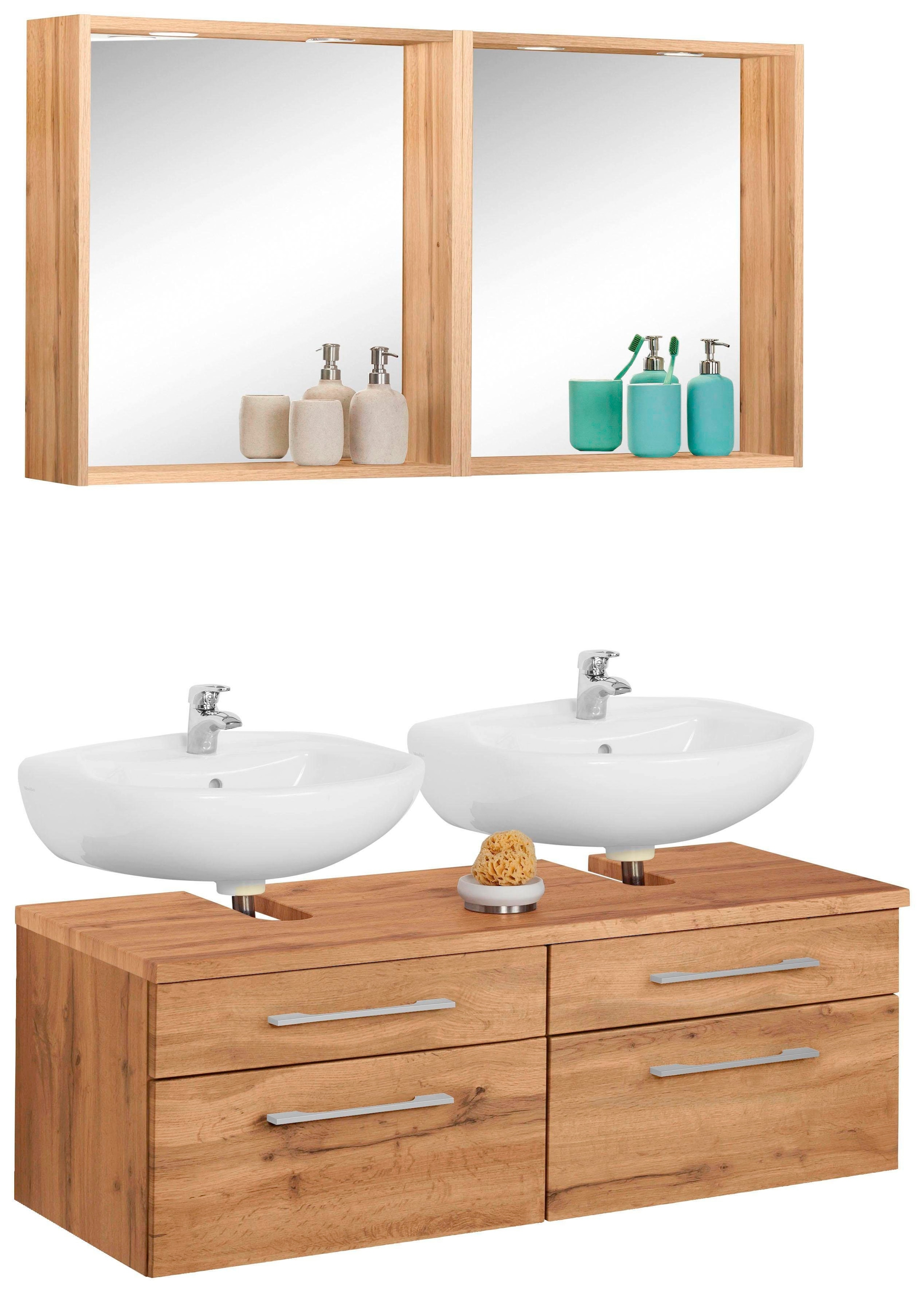 welltime Badmöbel-Set "Davos" 3 Stk. tlg. günstig online kaufen