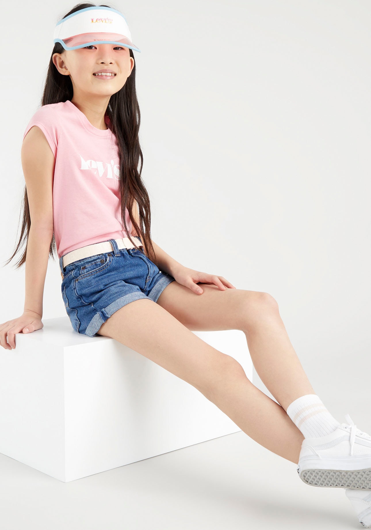 Levi's® Kids Jeansshorts »GIRLFRIEND SHORTY SHORT«, for GIRLS