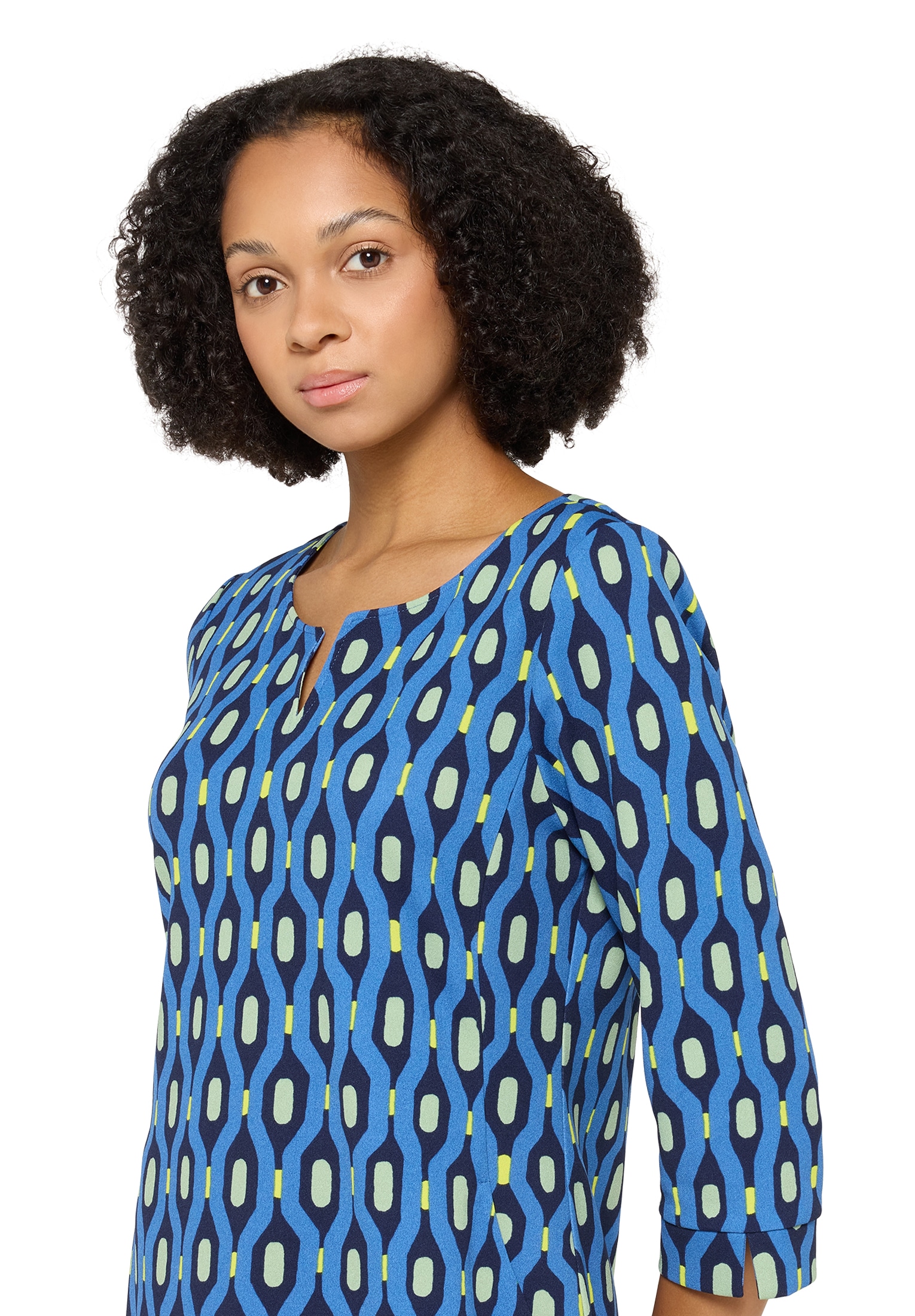 Cartoon Druckkleid »Damen mit Muster« Ohne Tasche