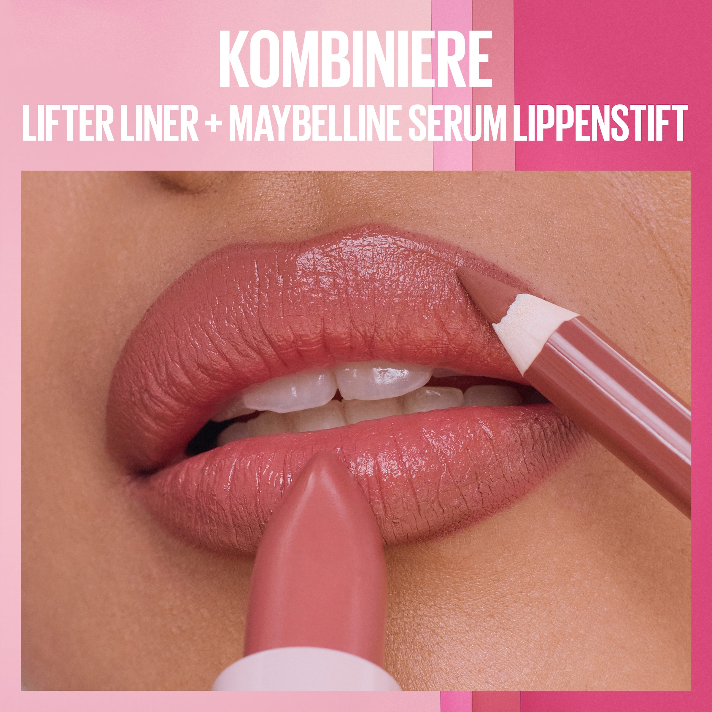 MAYBELLINE NEW YORK Lippenstift »SERUM LIPPSTICK« glattes, mattes Finish für strahlende Lippen