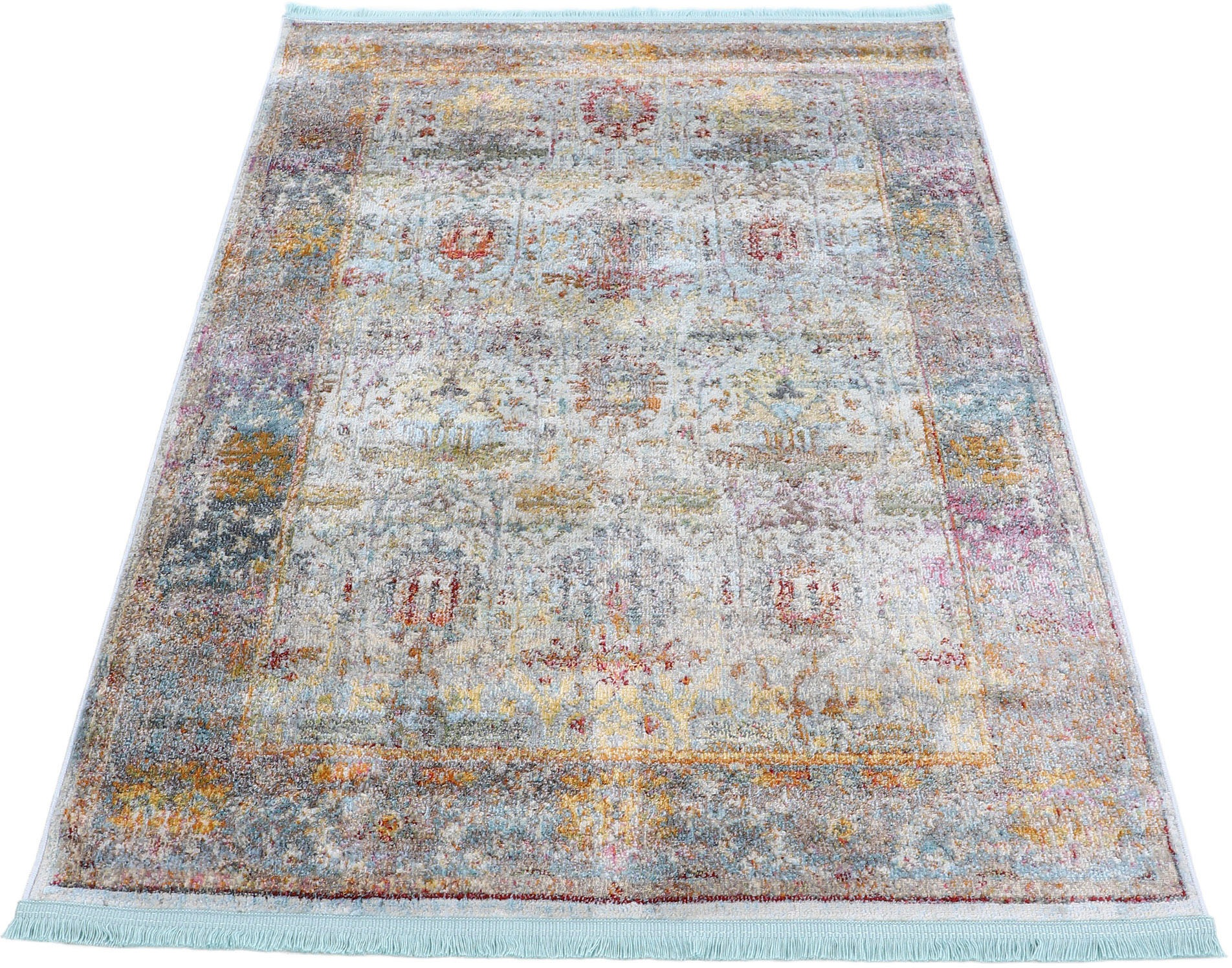 carpetfine Teppich "Mala" rechteckig 8 Höhe Vintage Look, Wohnzimmer günstig online kaufen