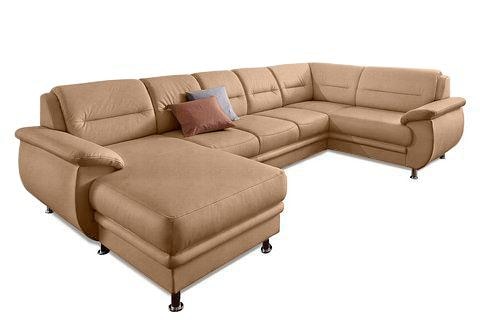 sit&more Wohnlandschaft "Mailand U-Form, B: 312 cm, XXL-Couch mit Komfortpolsterung" optional Schlaffunktion, Liegefl. 122x247 cm, diverse Lederqualitäten