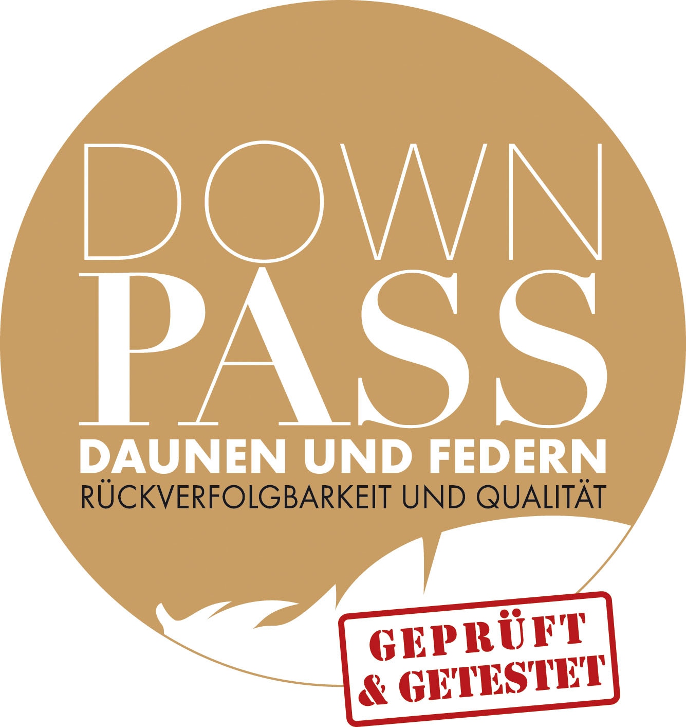 Haeussling 3-Kammer-Kopfkissen »Kuscheltraum, Kissen mit Hausstaub- & Milbenbarriere«, Füllung: Außenkammern mit 60% Daunen, 40% Federn, Bezug: 100% Baumwolle, (1 St.), Kopfkissen 40x80 cm, 80x80cm, Made in Germany