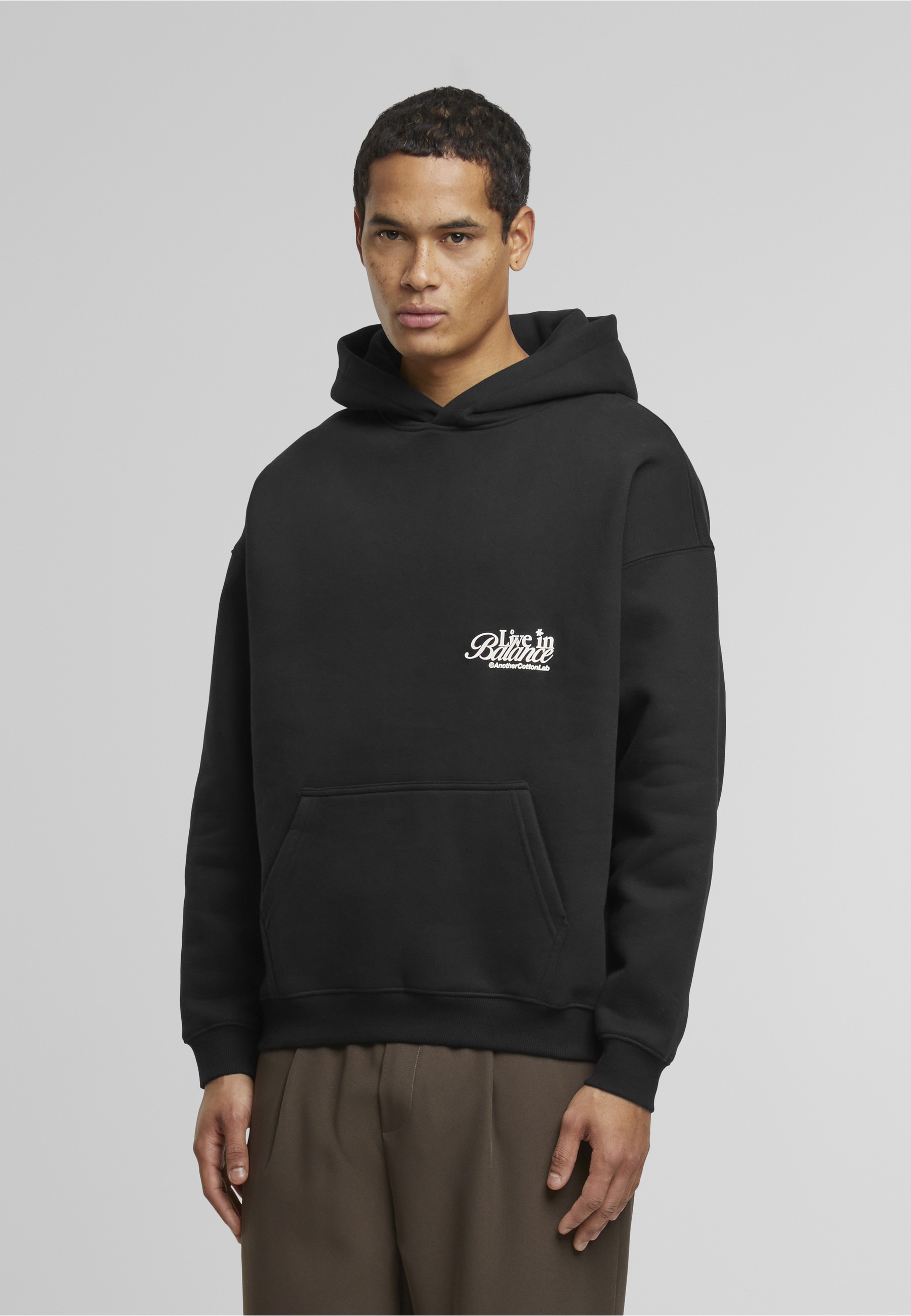 Another Cotton Lab Kapuzenpullover »Another Cotton Lab Live in Balance Heavy Oversized Hoodie« 1