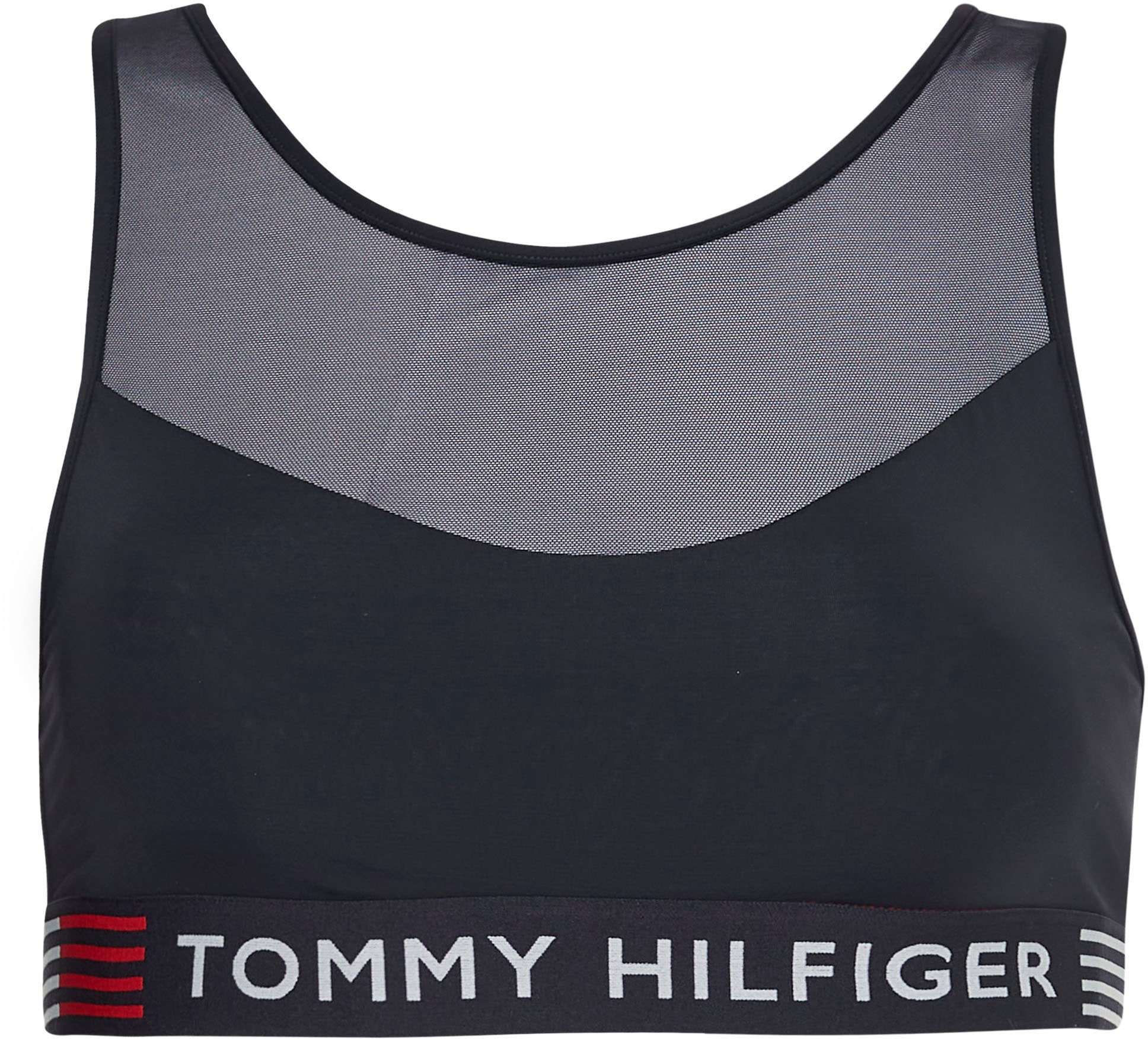 Tommy Hilfiger Underwear Bralette »UNLINED BRALETTE«, mit Mesh-Einsatz & Tommy Hilfiger Loo-Elastiktape