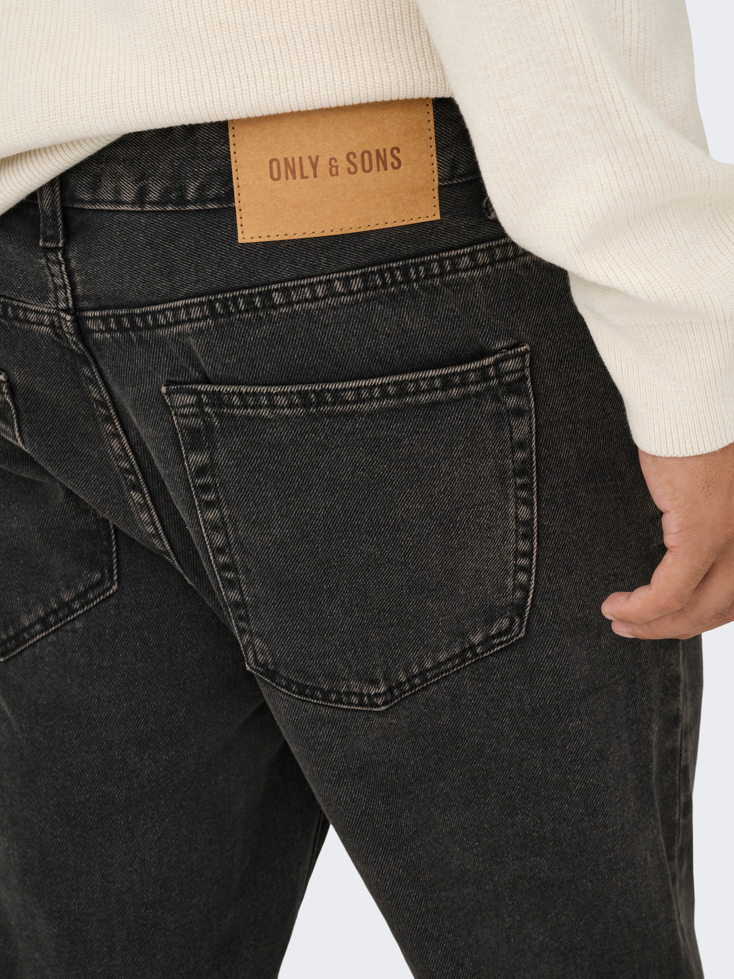 Thumbnail - ONLY & SONS Regular-fit-Jeans "ONSEDGE STRAIGHT BOX TAI DNM MU OTL"