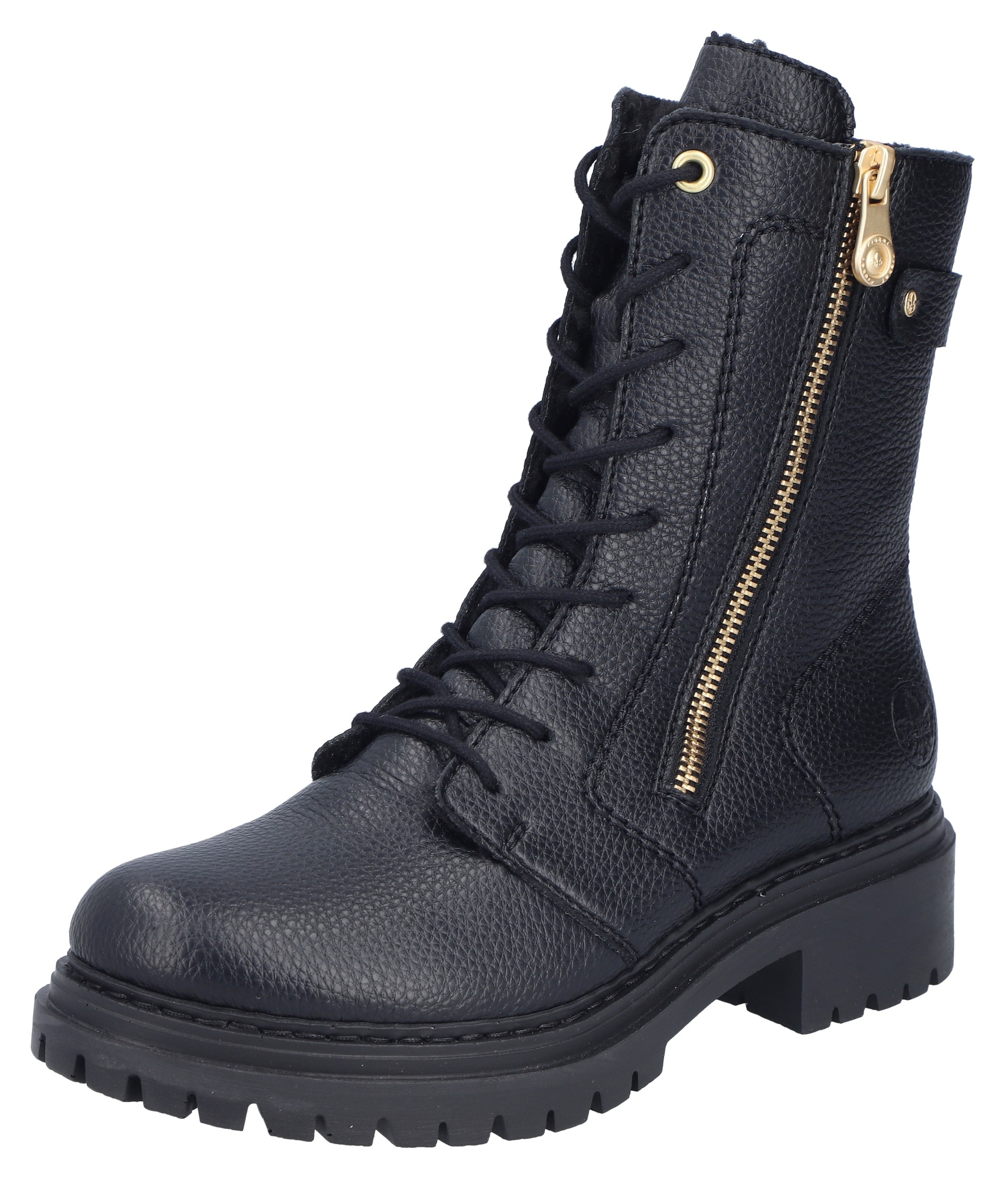Rieker Winterstiefelette, Schnürboots, Schnürstiefelette, Blockabsatz, mit günstig online kaufen