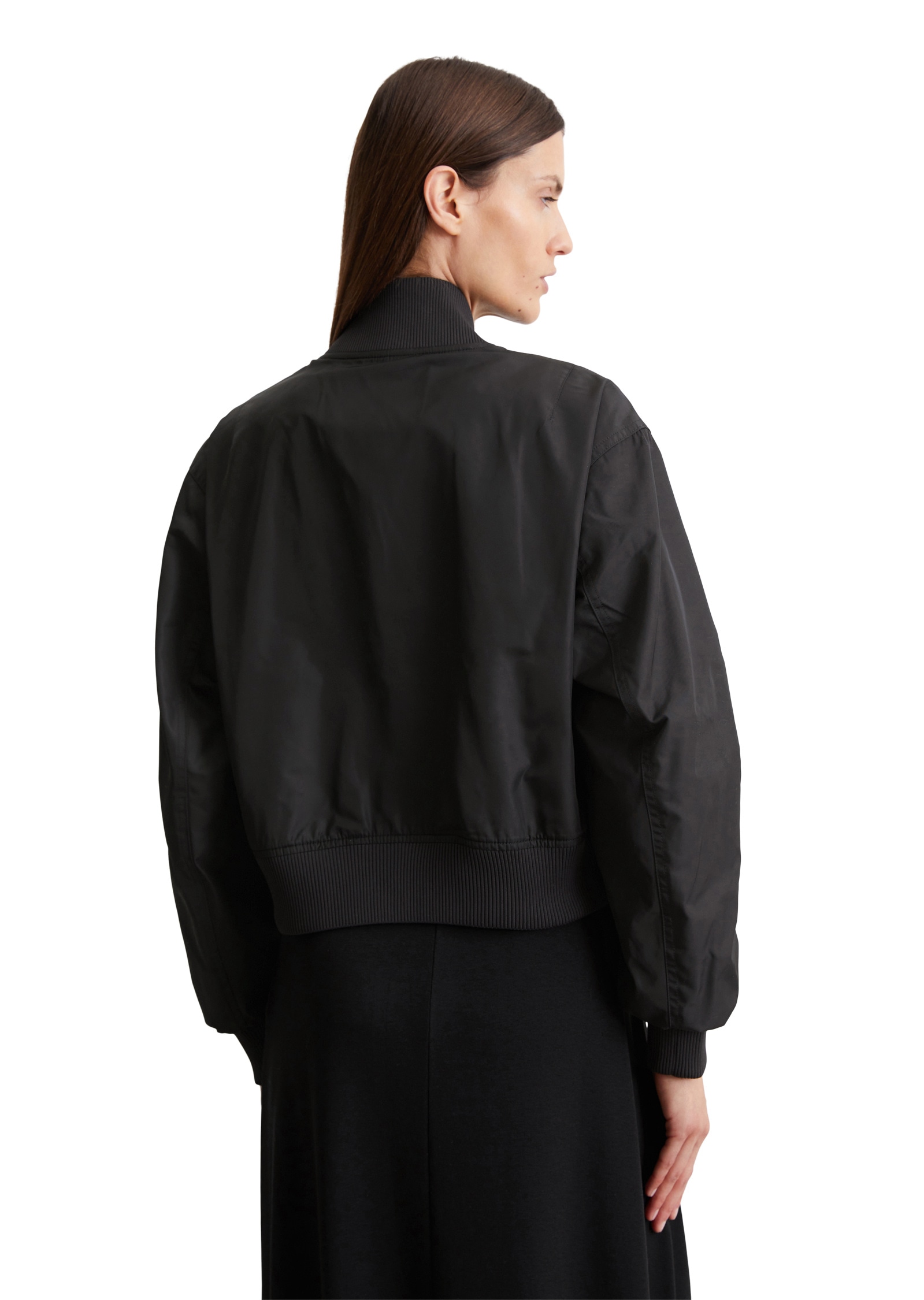 Marc O'Polo Outdoorjacke »aus recyceltem Polyester-Twill«, ohne Kapuze