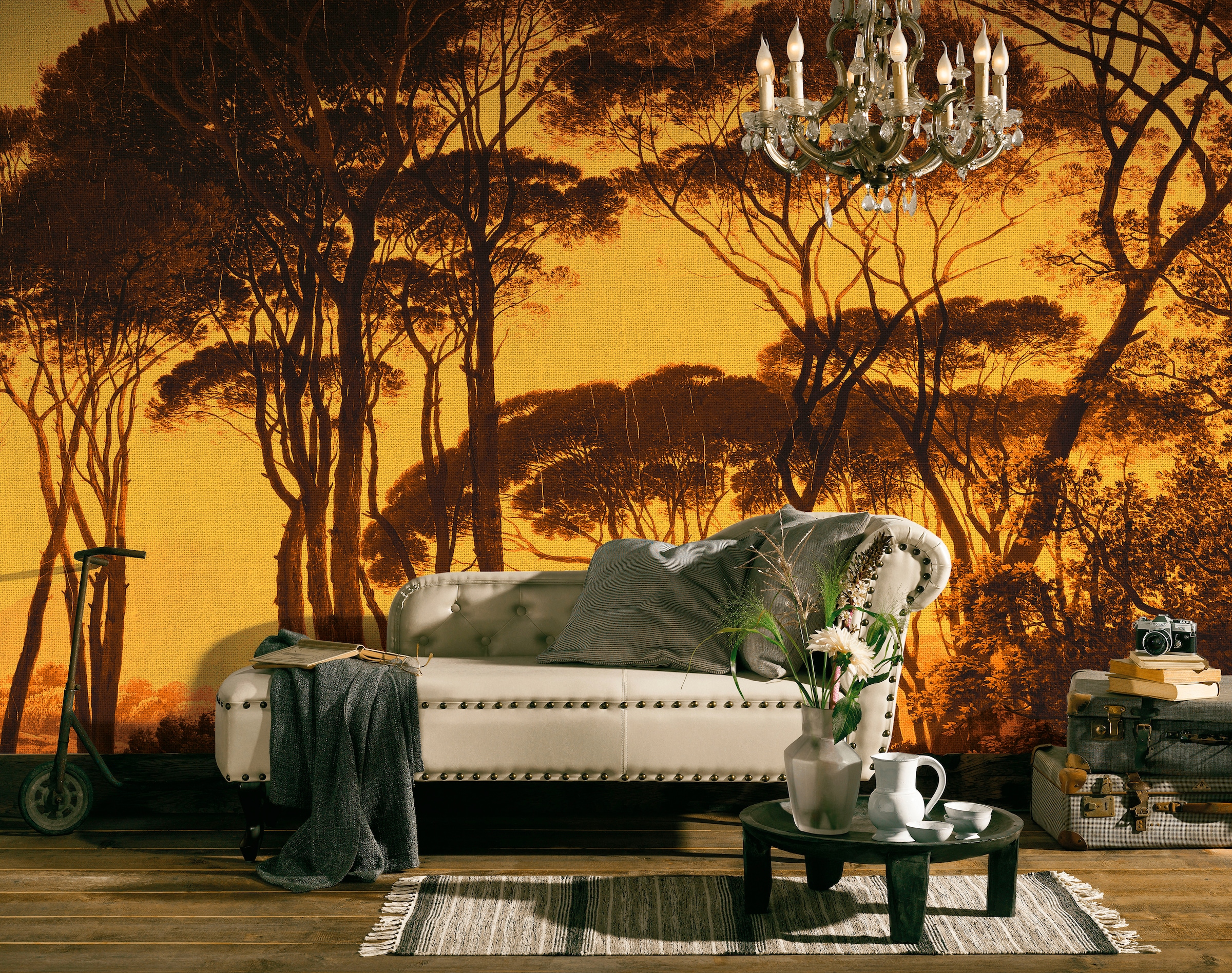 Architects Paper Fototapete »Atelier 47 Treetops 2«, Wald, Vlies, Wand, Schräge, Decke