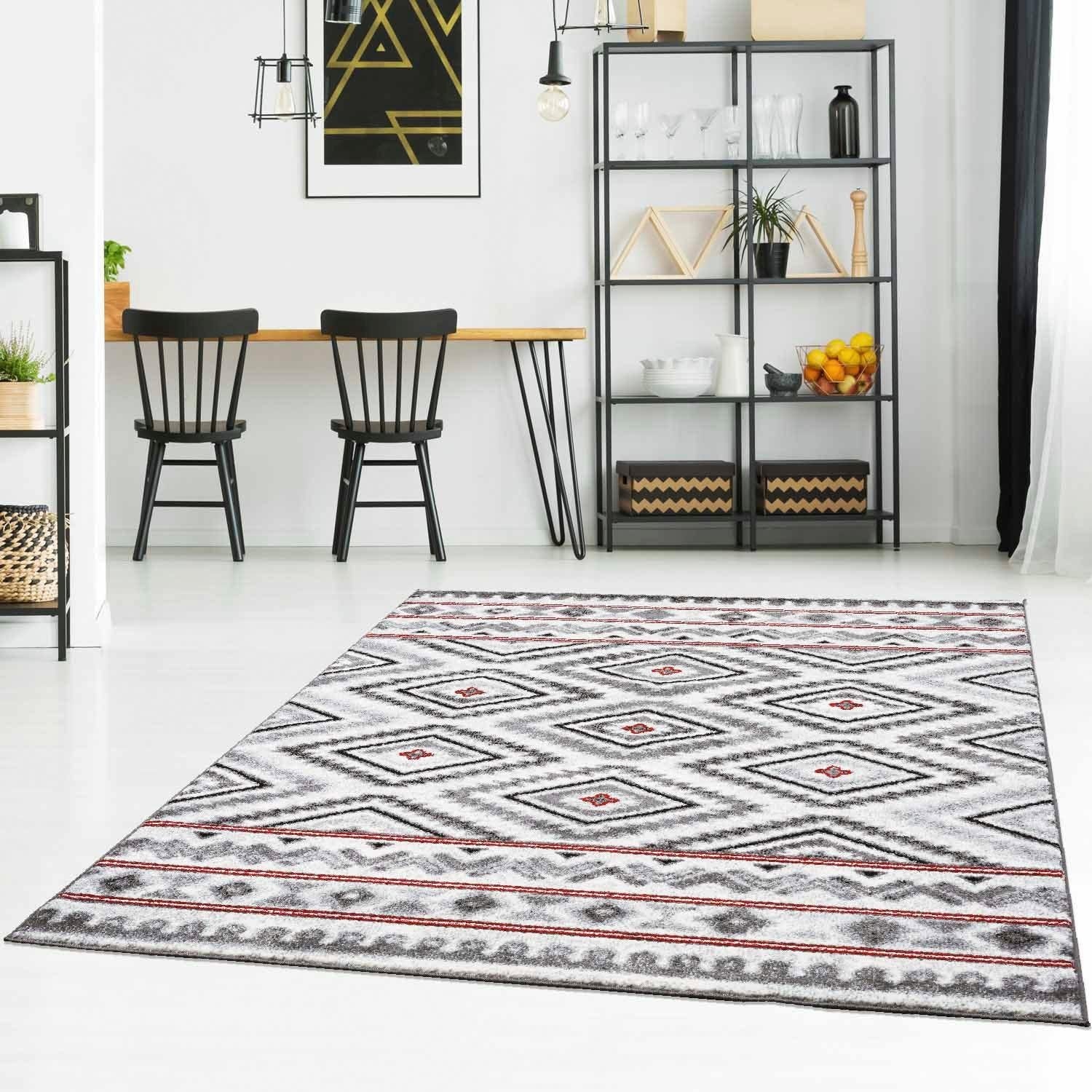 Carpet City "Moda 1129" rechteckig 11 mm Höhe Kurzflor, Wohnzimmer günstig online kaufen