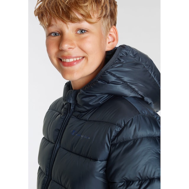 Champion Steppjacke »Outdoor Hooded Jacket - für Kinder«, mit Kapuze | BAUR