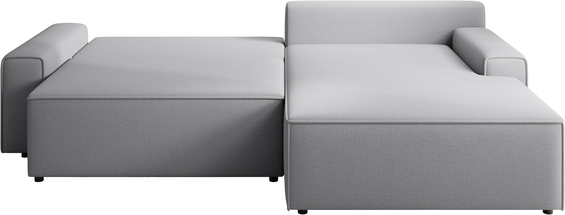 TRENDMANUFAKTUR Ecksofa »Challenge, Schlafsofa mit Bettkasten, Couch in L-Form, Breite 245 cm«, Recamiere beidseitig montierbar, auch in trendigem Cordstoff