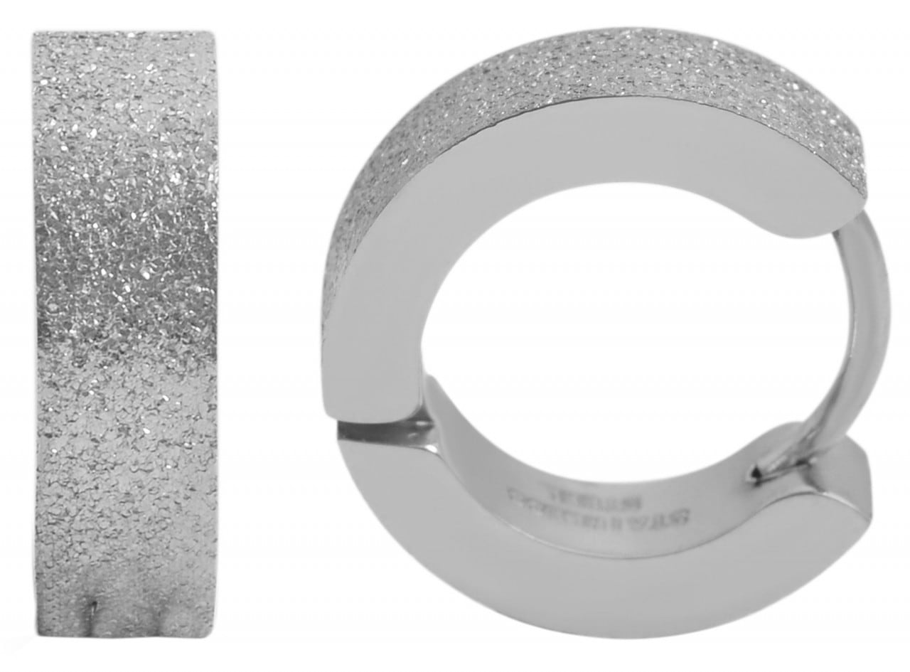 Adelia's Hoop Earrings Steel Silver 9 mm