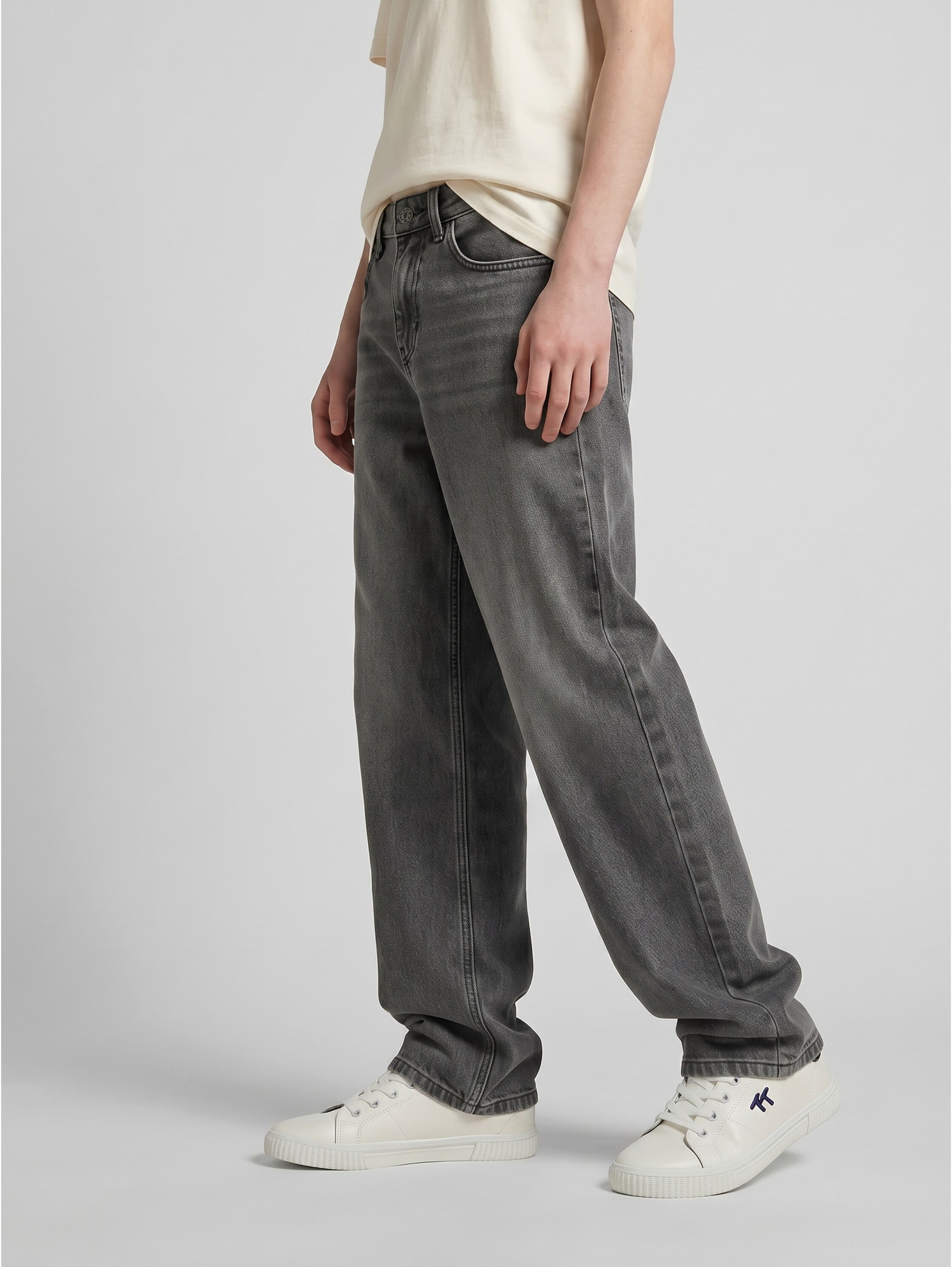 TOM TAILOR 5-Pocket-Jeans Baggy Jeans- mit ausgestelltem Bein