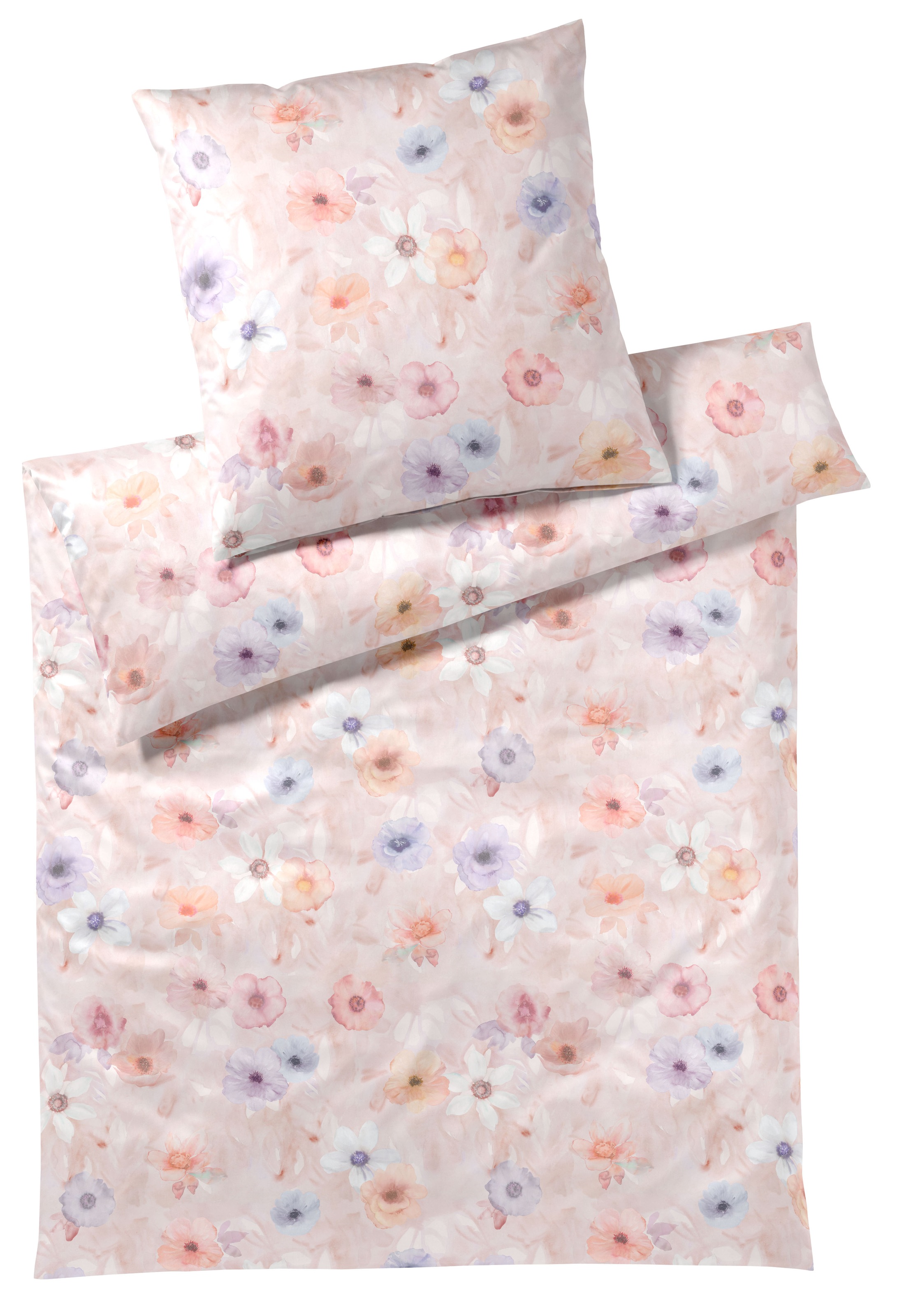 Elegante Bettwäsche "Pastel Jersey" 2 Stk. tlg. angenehmes Hautgefühl günstig online kaufen