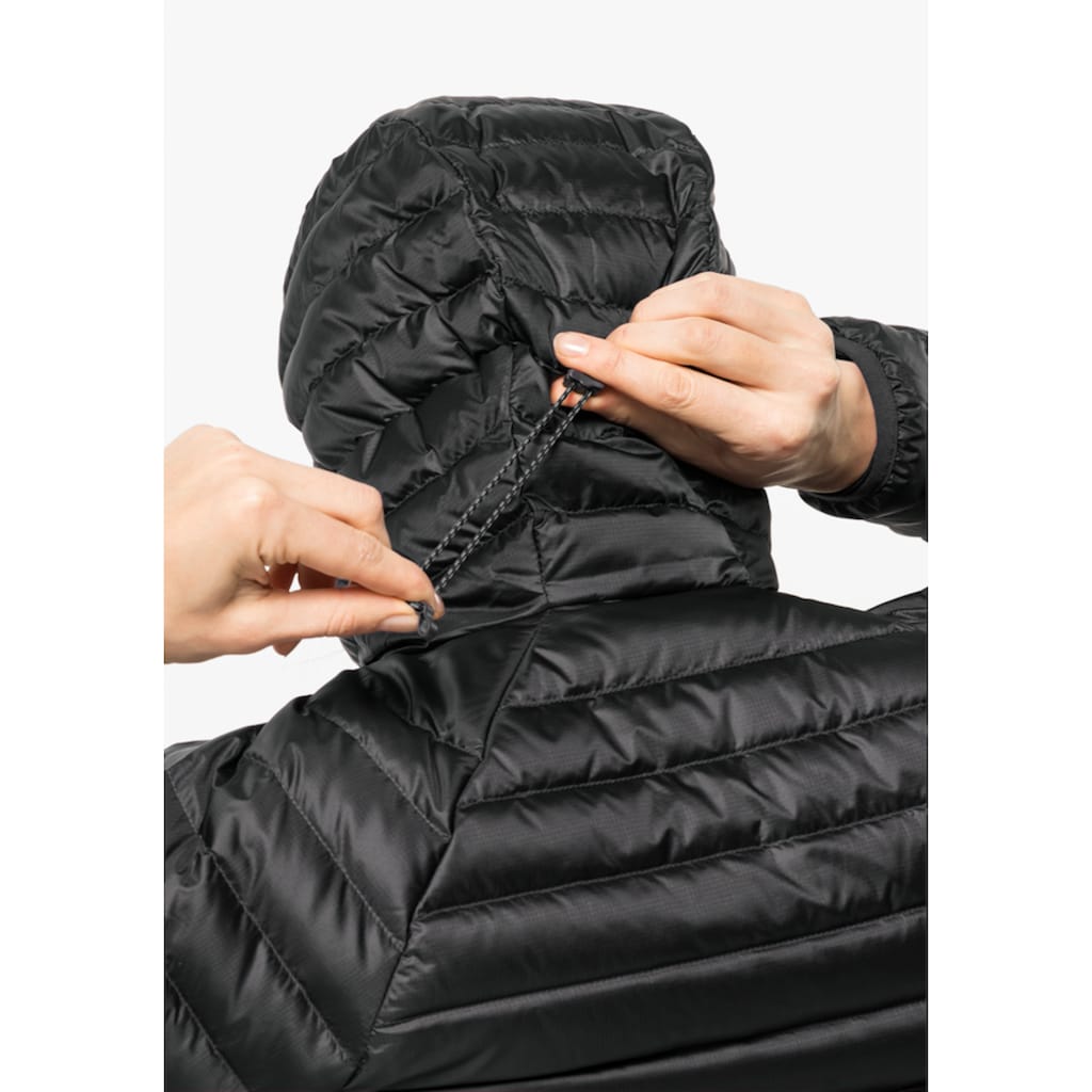 Jack Wolfskin Daunenjacke »PASSAMANI DOWN HOODY W«, mit Kapuze