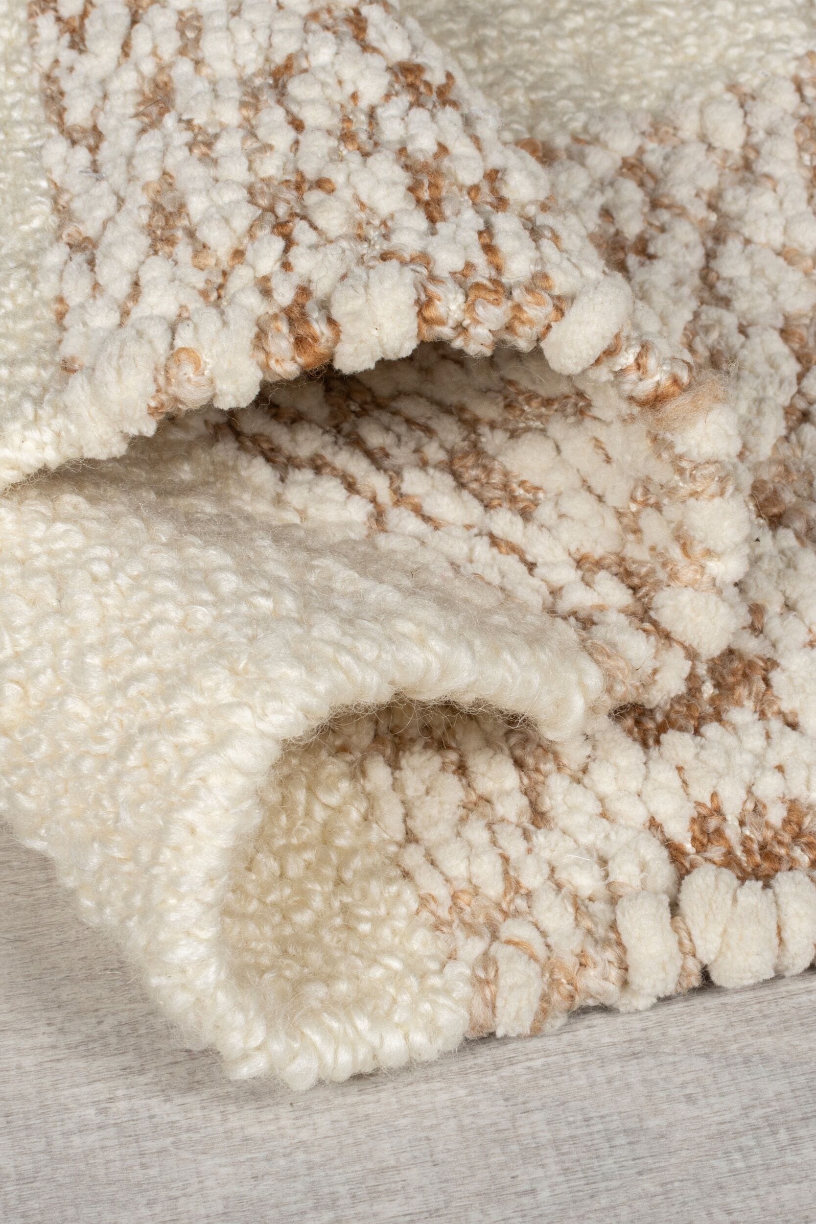 FLAIR RUGS Teppich »Eric«, rechteckig, 4 mm Höhe, Boucle-Effekt Hoch-Tief-Flor