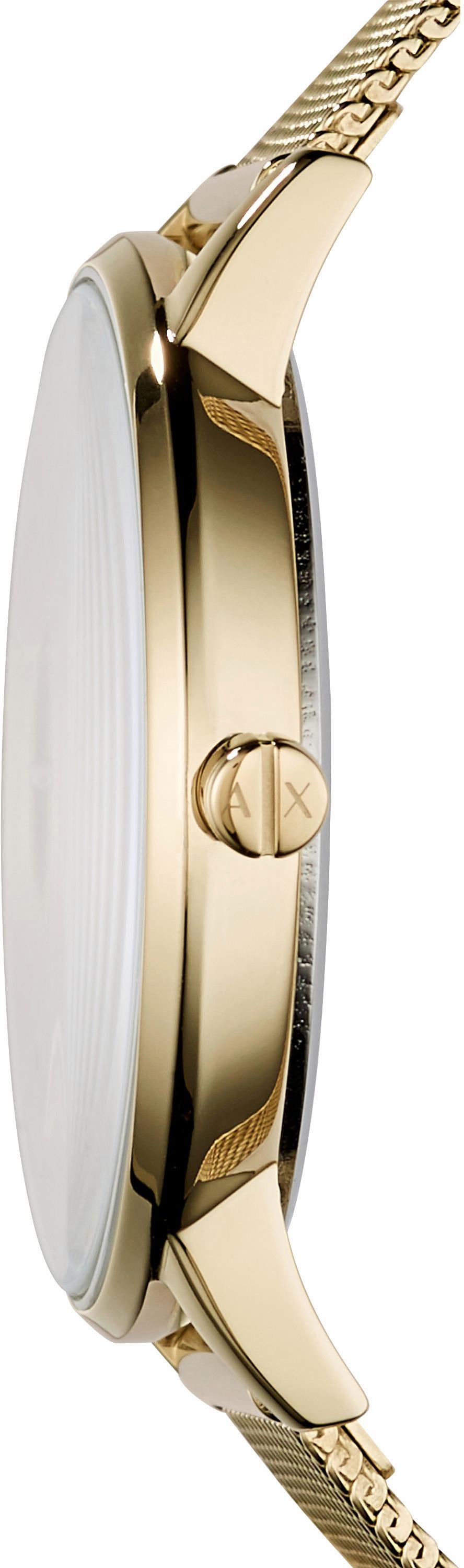 ARMANI EXCHANGE Quarzuhr, Armbanduhr, Damenuhr, analog, Edelstahlarmband
