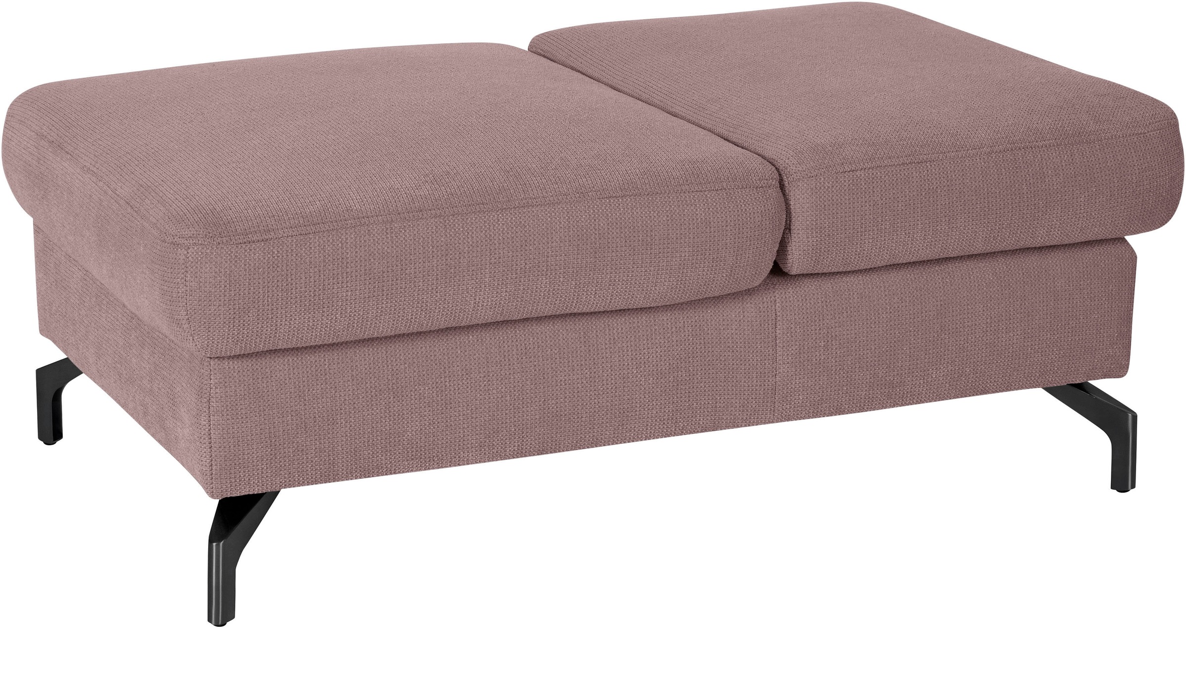 sit&more Hocker "Percy", Fußhöhe 15cm, mit Klappfunktion, wahlweise in 2 Fußfarben