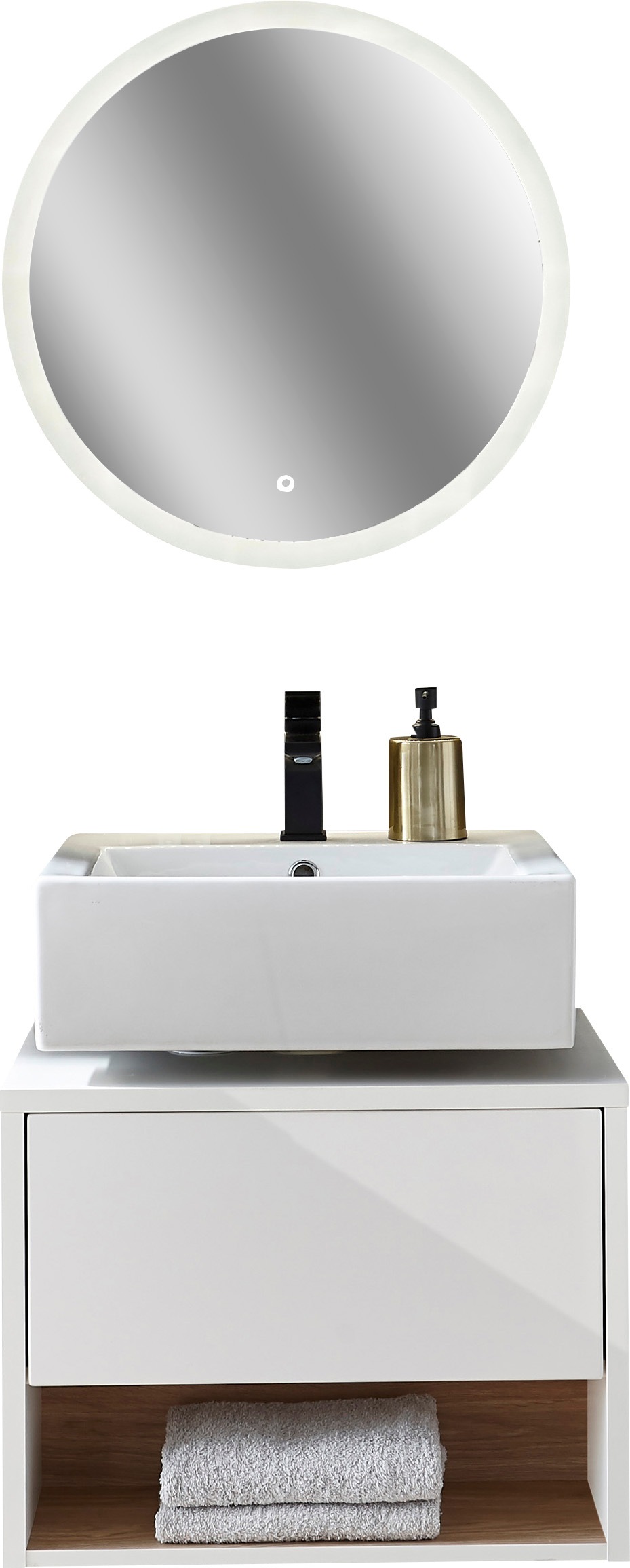 PLACES OF STYLE Badmöbel-Set "Studio Line, Bad im modernen Design, 2-teilig günstig online kaufen