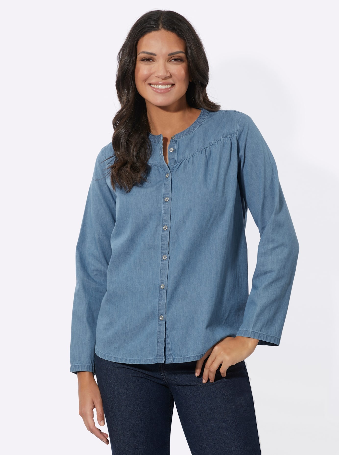Classic Basics Jeansbluse günstig online kaufen