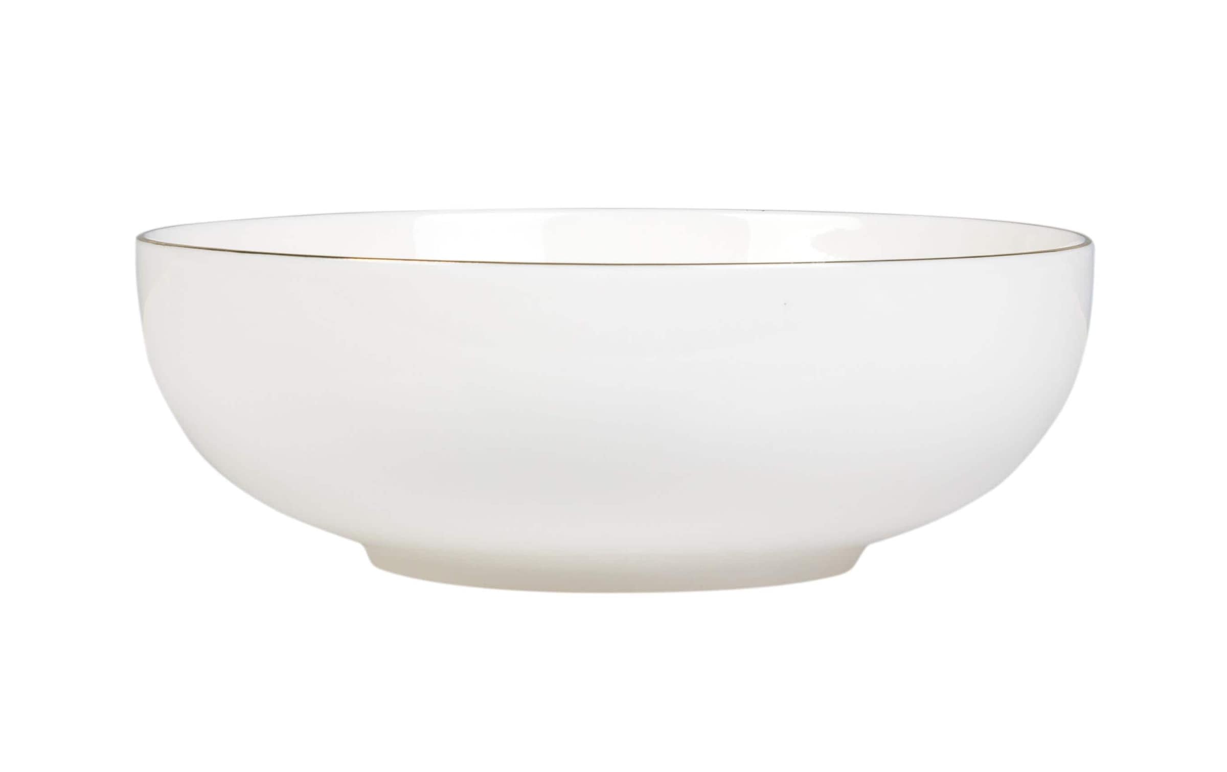 FURBER Pastateller »Ø 45066 cm, 6 Stück, Weiss/Gold«