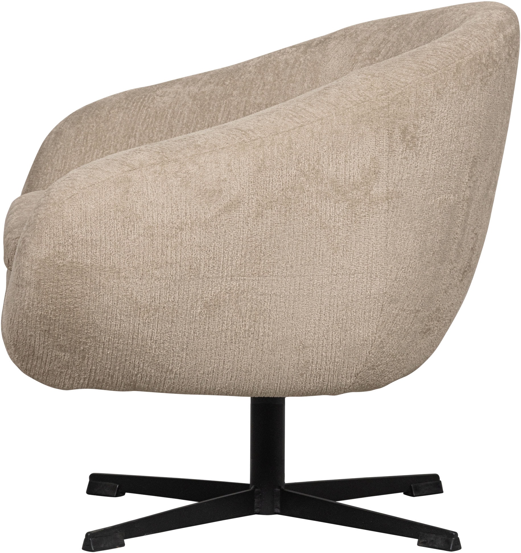 WOOOD Drehstuhl »Desert«, aus robusten Design, gepolstert, kugelförmige Sitzfläche, Höhe 70 cm
