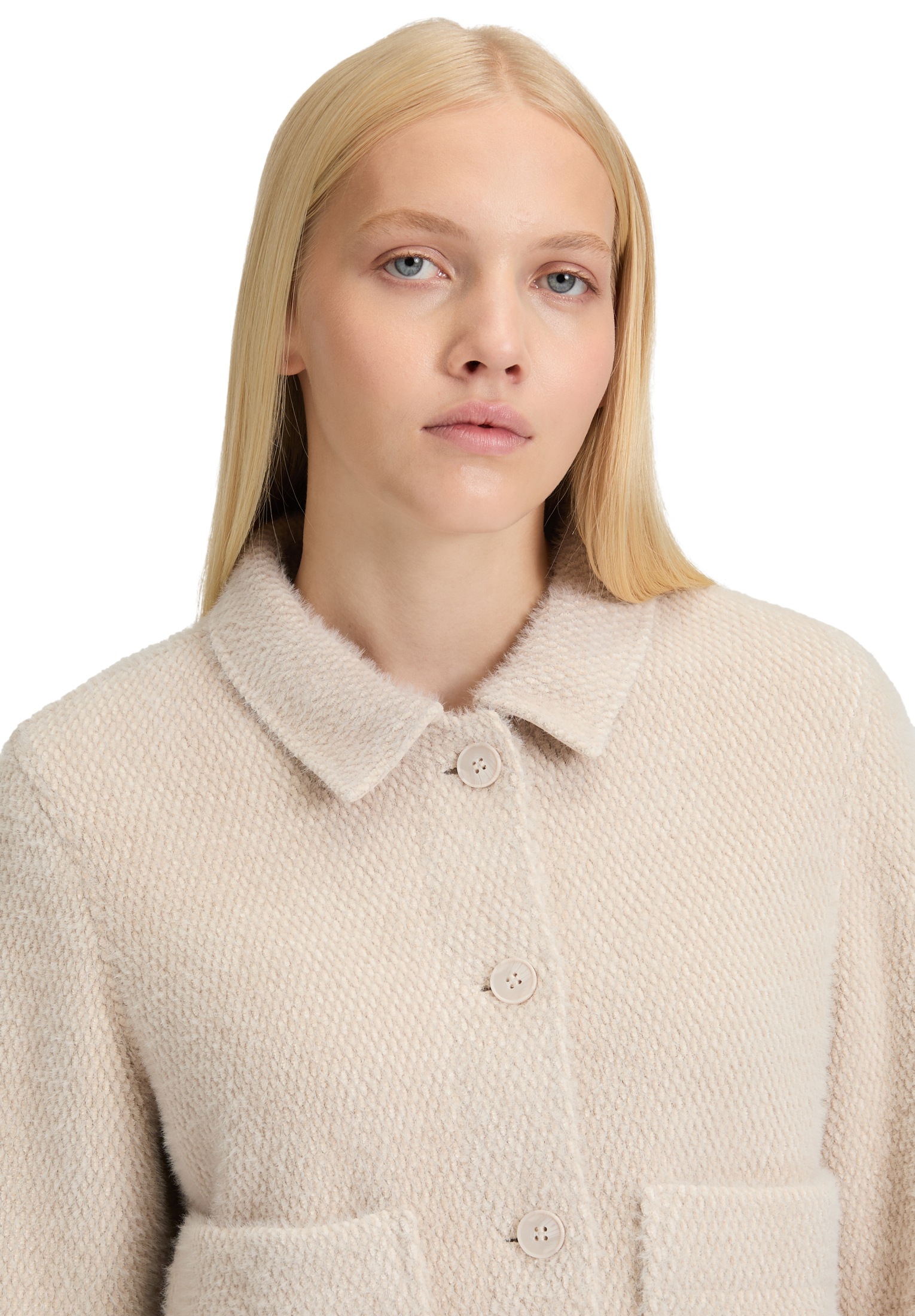 Betty&Co Canvasjacke »Betty & Co Damen Casual-Jacke mit Kragen«