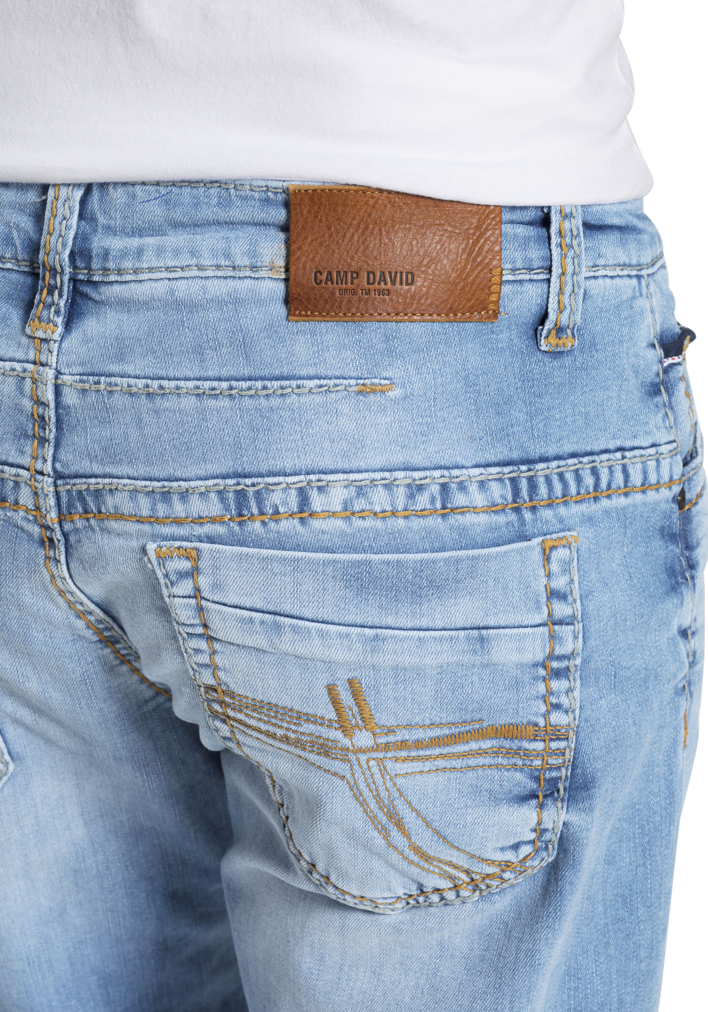 Thumbnail - CAMP DAVID Loose-fit-Jeans "CO:NO", mit markanten Nähten und Stretch