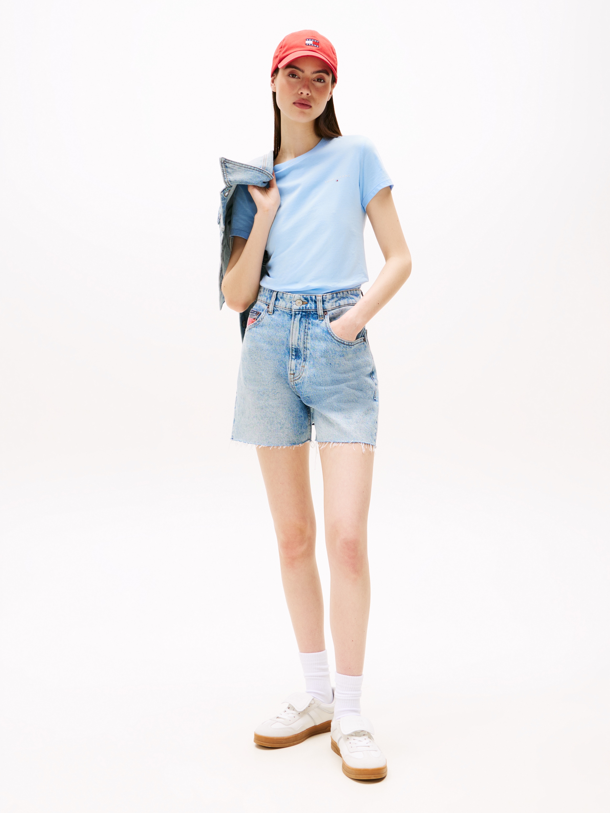 Tommy Jeans Kurzarmshirt »TJW SLIM LINEAR SS TEE EXT«