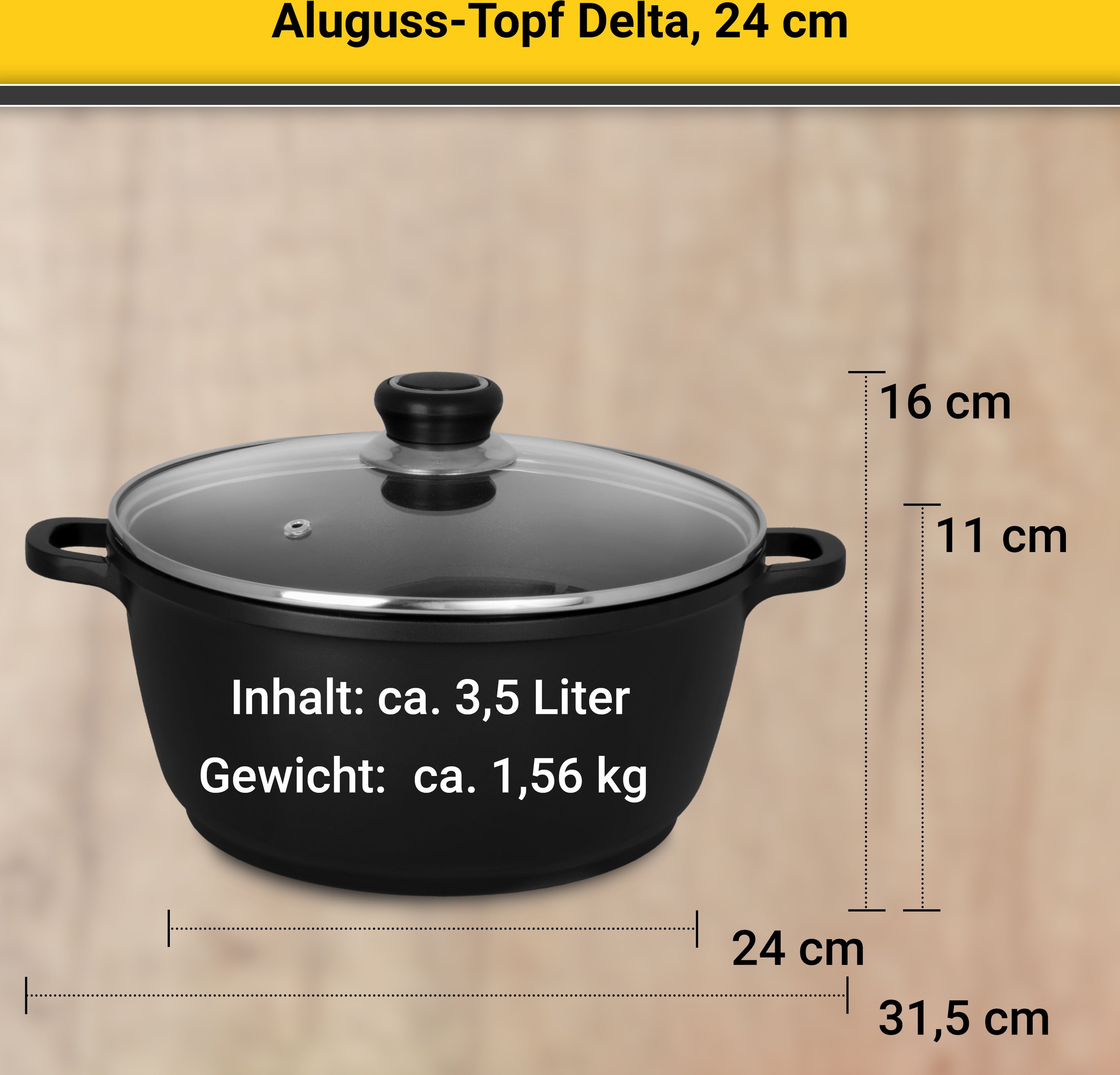 Krüger Topf-Set mit kaufen online | Aluguss-Deckel BAUR