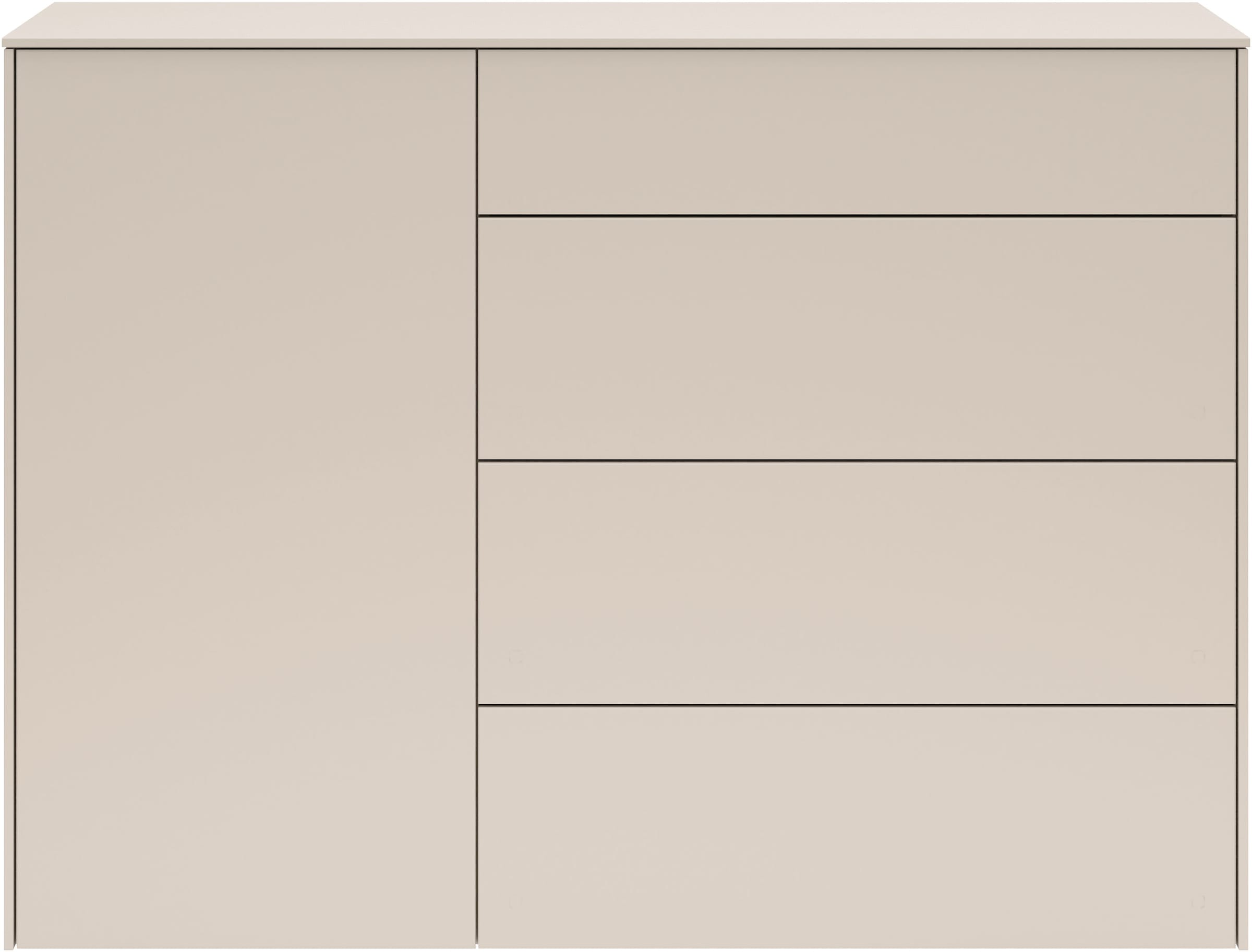 set one by Musterring Kommode »Riverside« Grifflos mit Push to Open Funktion, In 3 Farben erhältlich