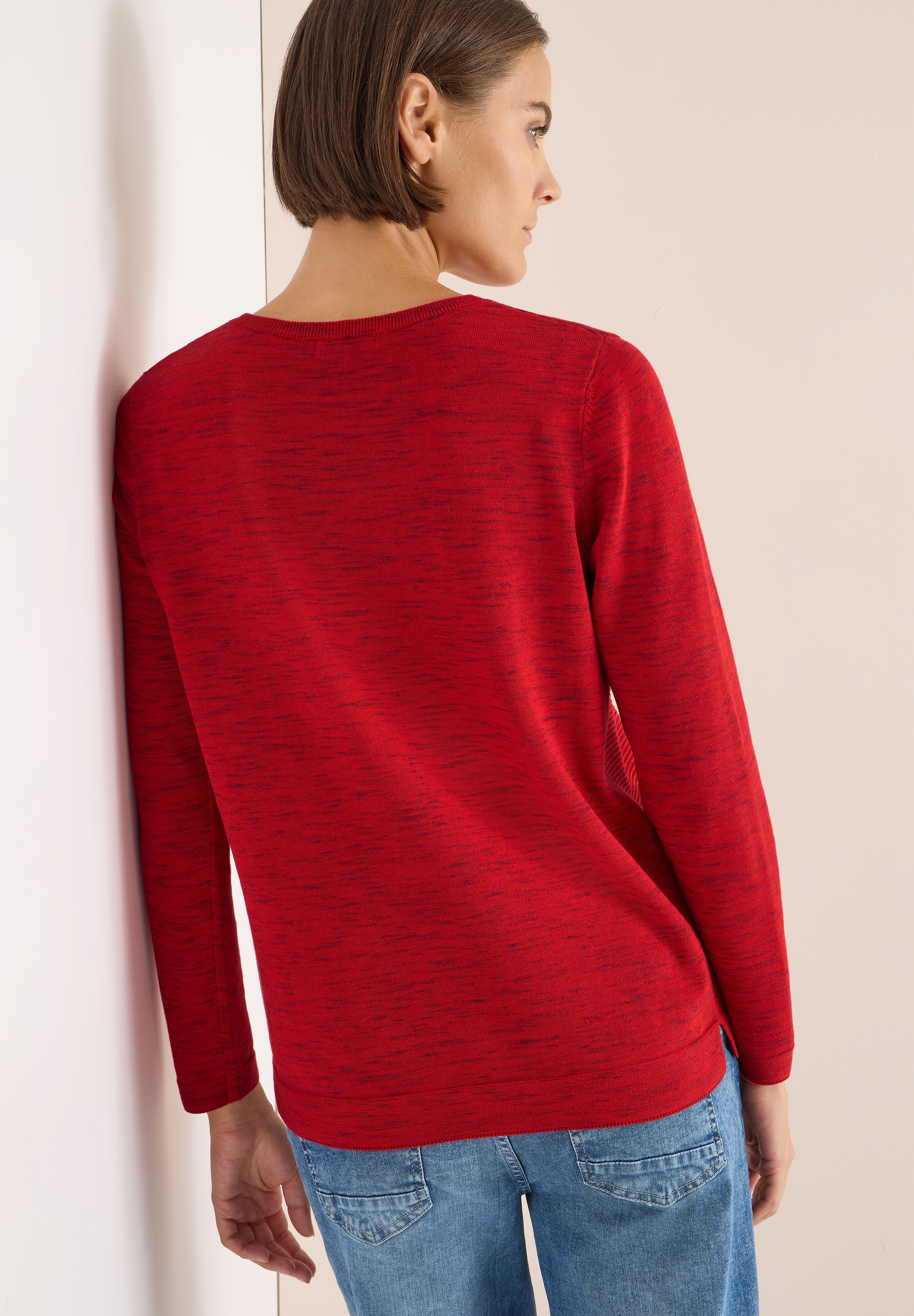 Thumbnail - Cecil Rundhalspullover, mit Struktur