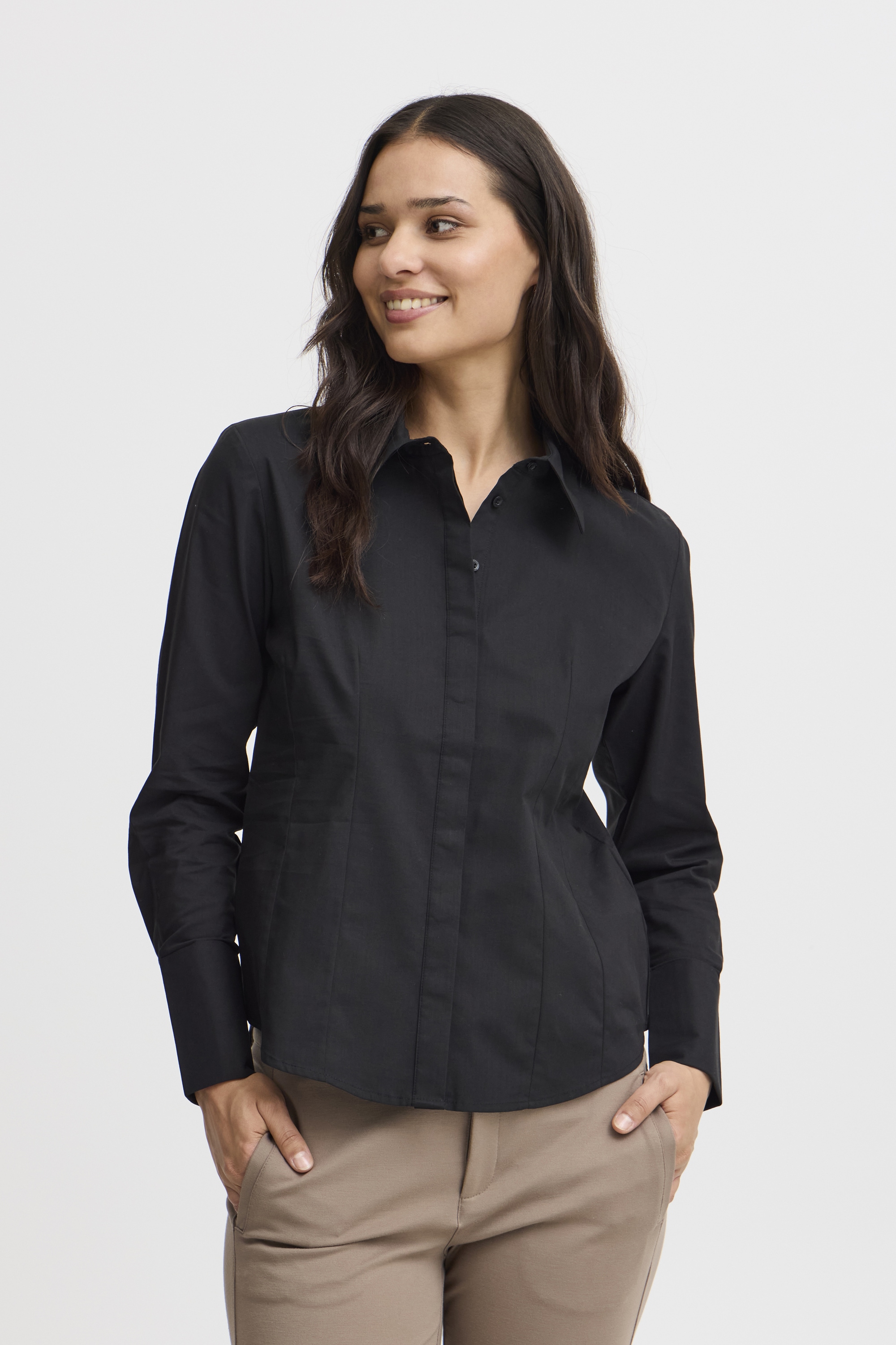 fransa Langarmbluse »Langarmbluse FRZASHIRT SH 10«
