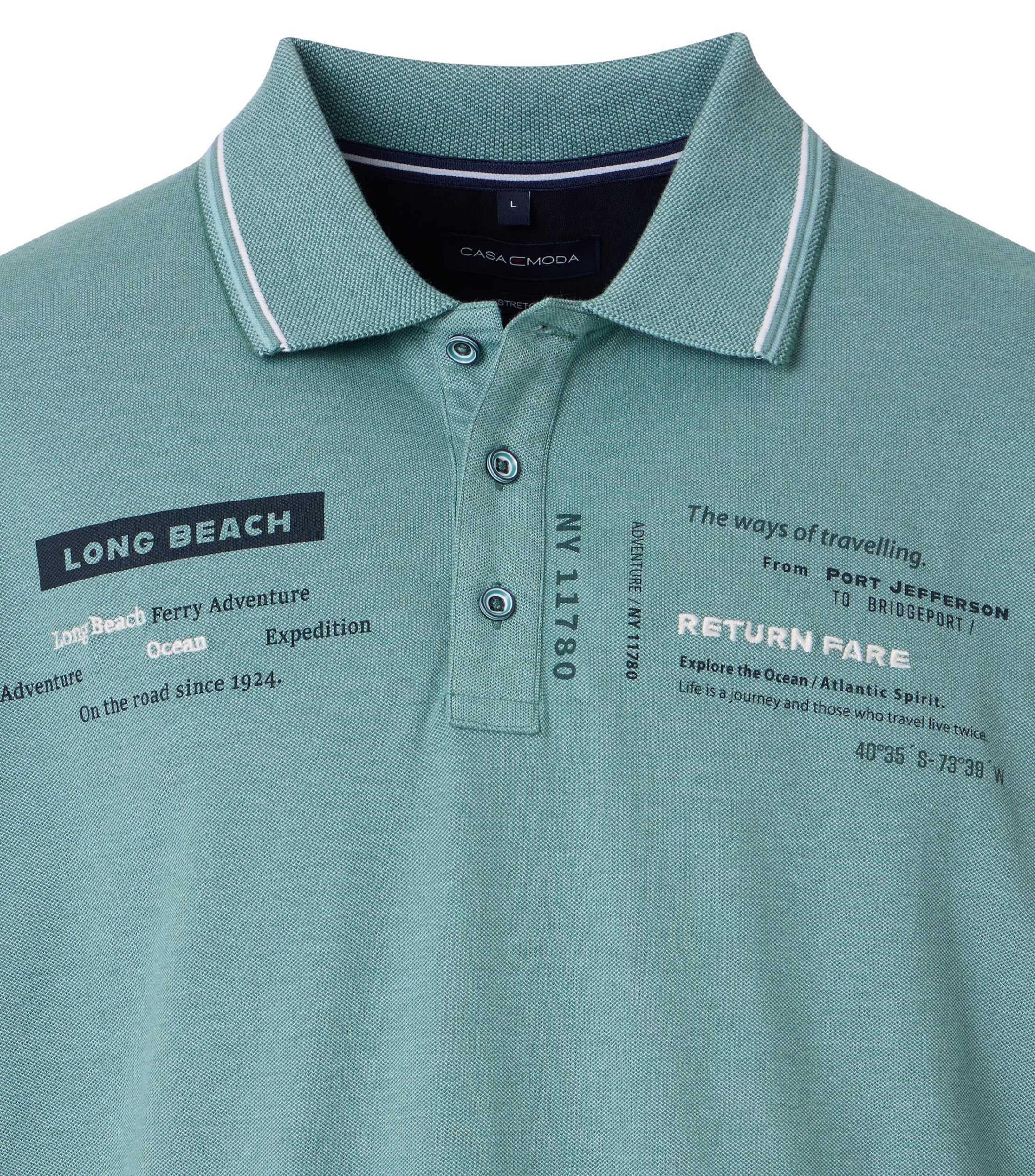 CASAMODA Poloshirt »CASAMODA Polo-Shirt uni«