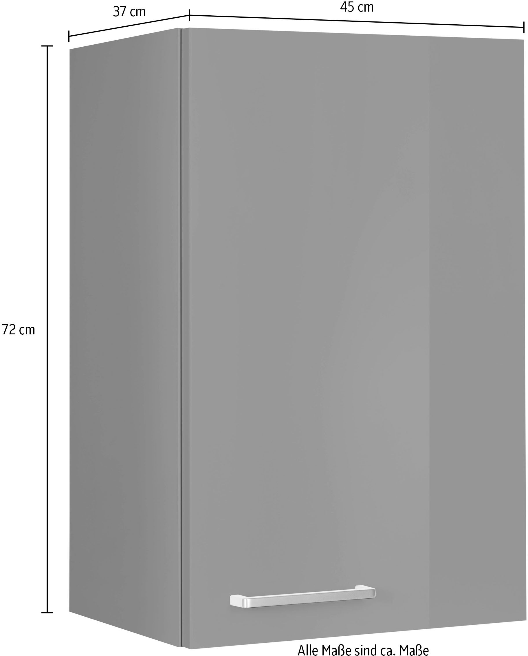 nobilia® Hängeschrank »"Flash", Ausrichtung wählbar, vormontiert,«, in drei Breiten: 30, 40 und 60 cm, mit Soft-Close-Funktion