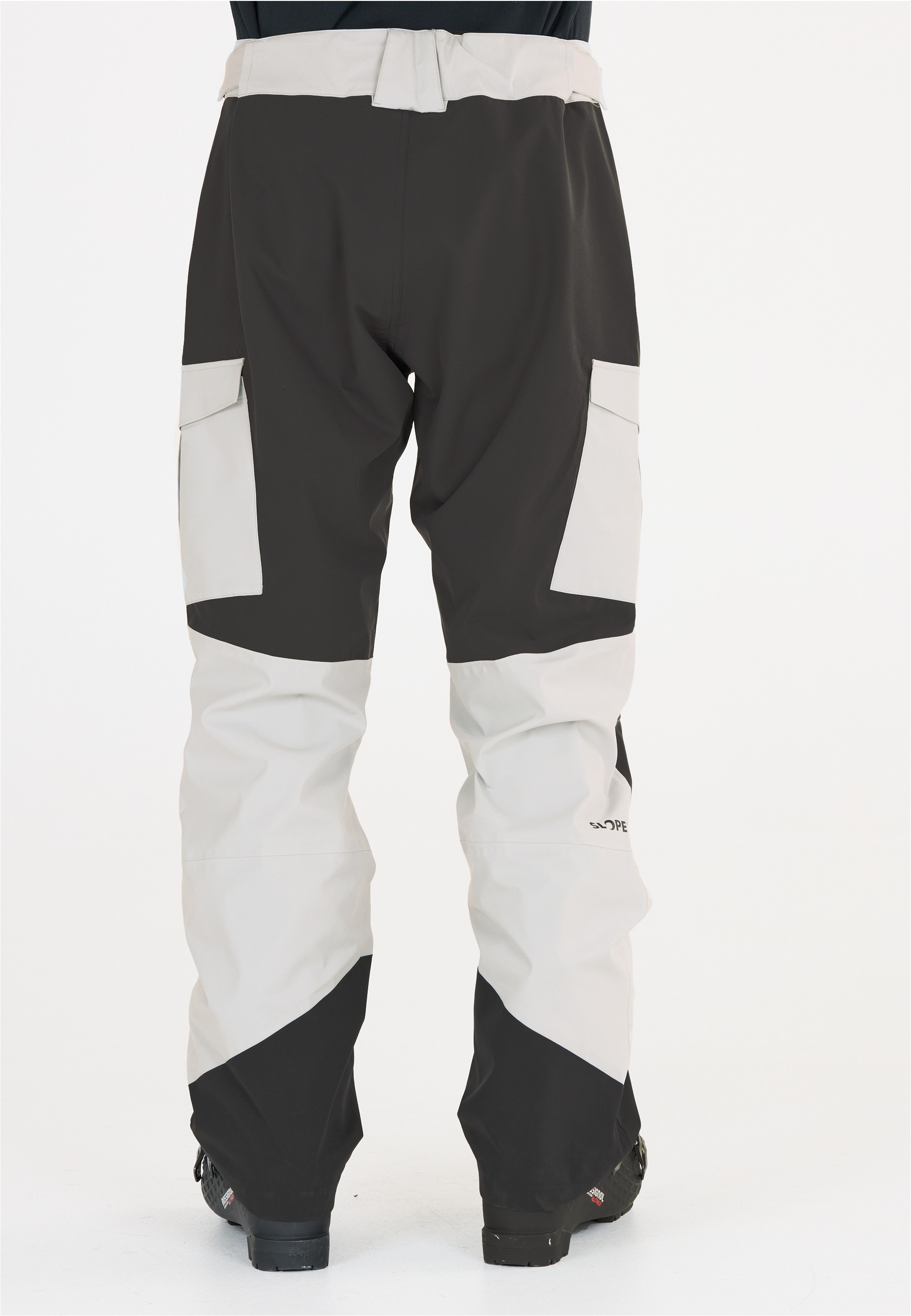 Skihose SLOPE "Bandone", Herren, Gr. S, US-Größen, grau, 100% Polyester, mehrfarbig, lang, Hosen Skihose, Im wasser- und winddichten Design 3