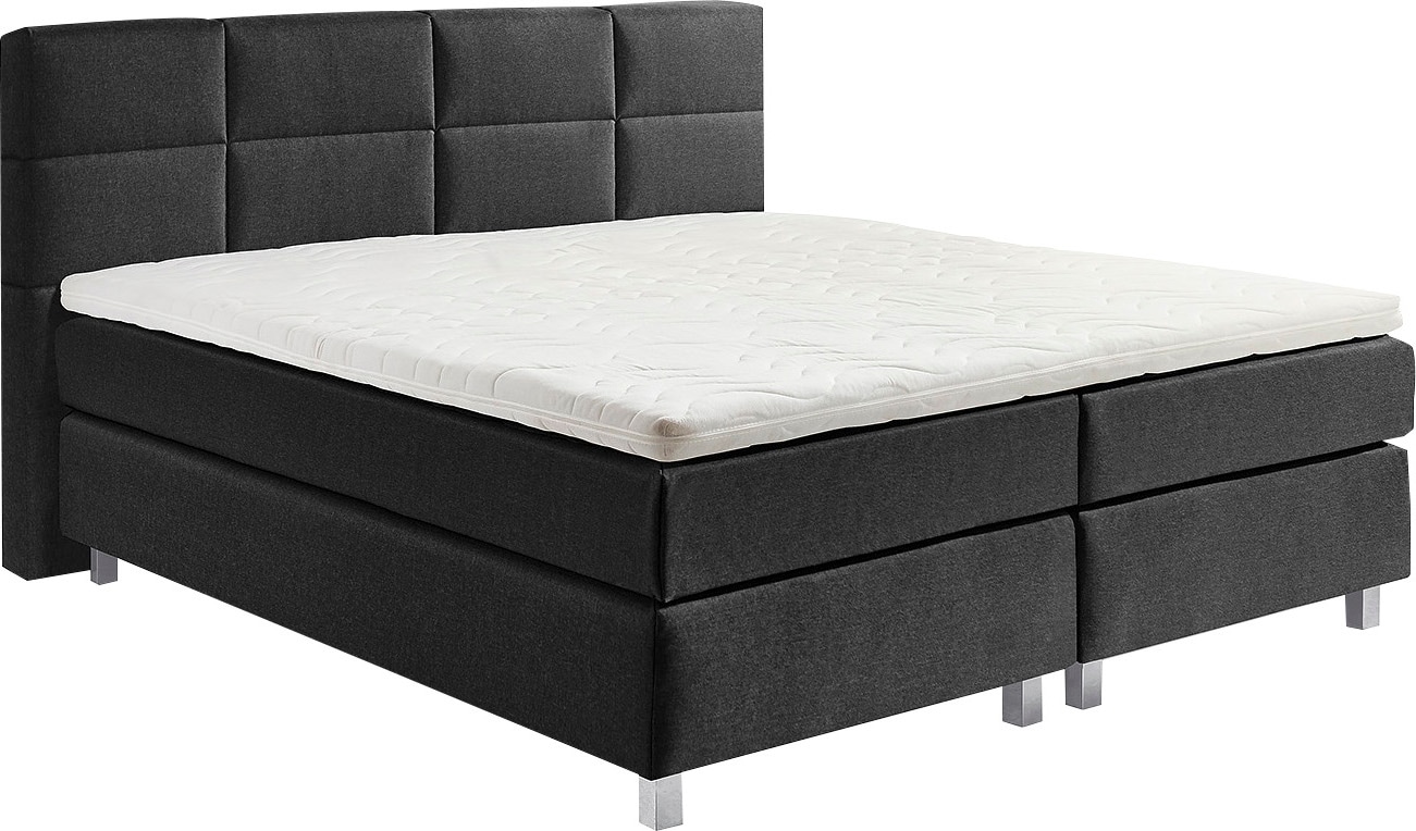 Westfalia Schlafkomfort Boxspringbett wahlweise mit Kaltschaum-Topper günstig online kaufen