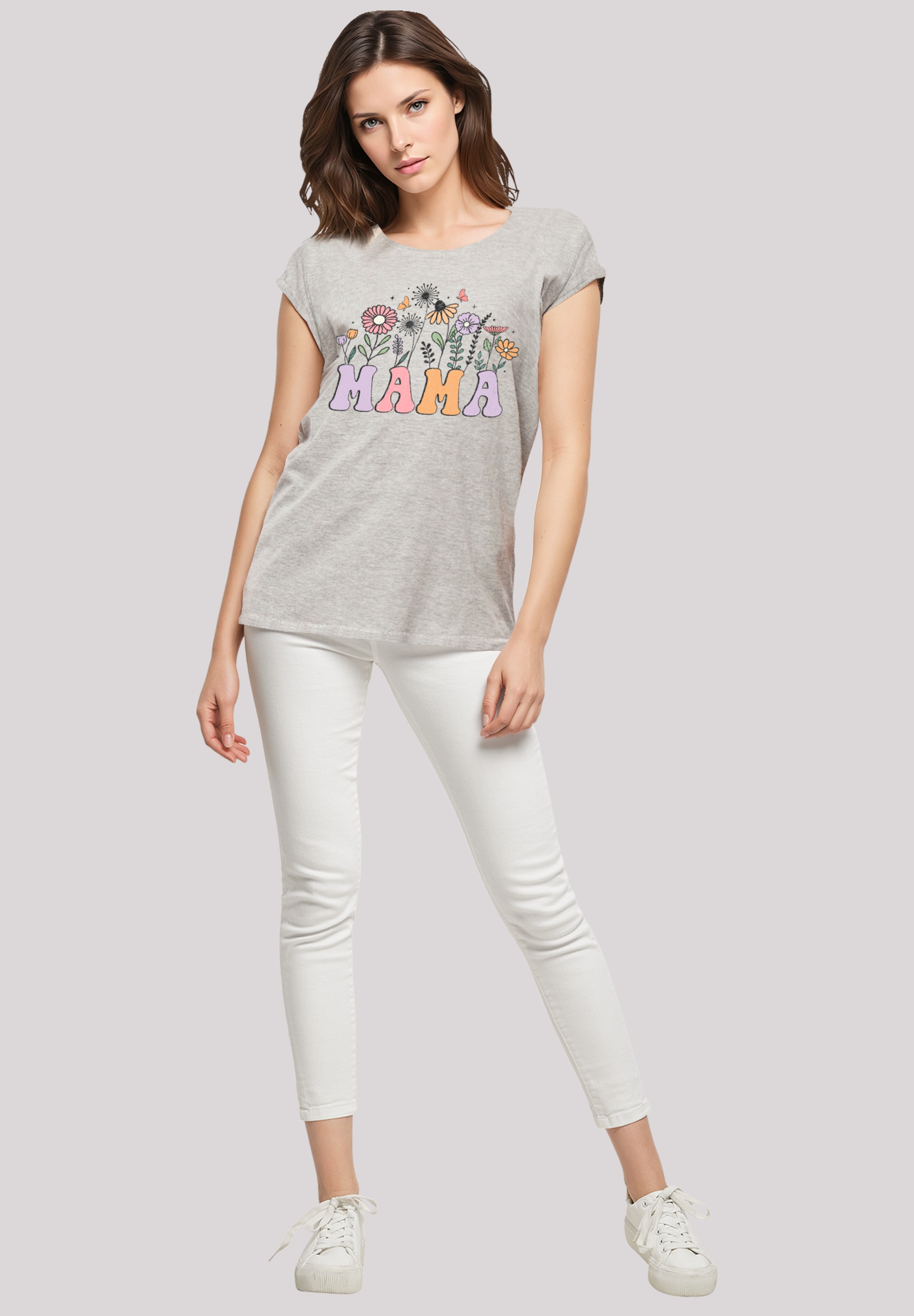 F4NT4STIC T-Shirt »Muttertags Blumen Mama«, Premium Qualität