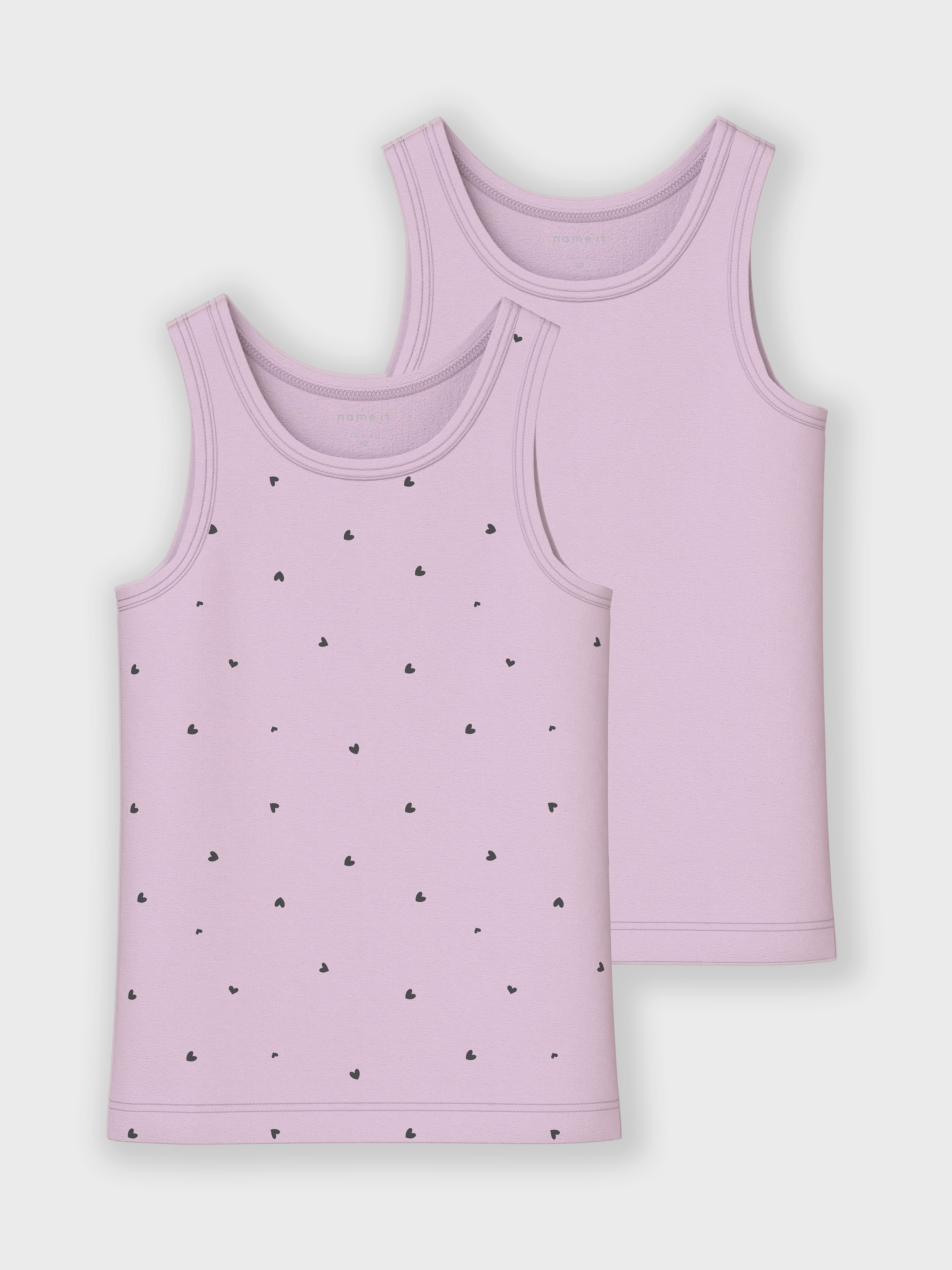 Unterhemd »NMFTANK TOP 2P WINSOME HEARTS NOOS«, (Packung, 2 St.)