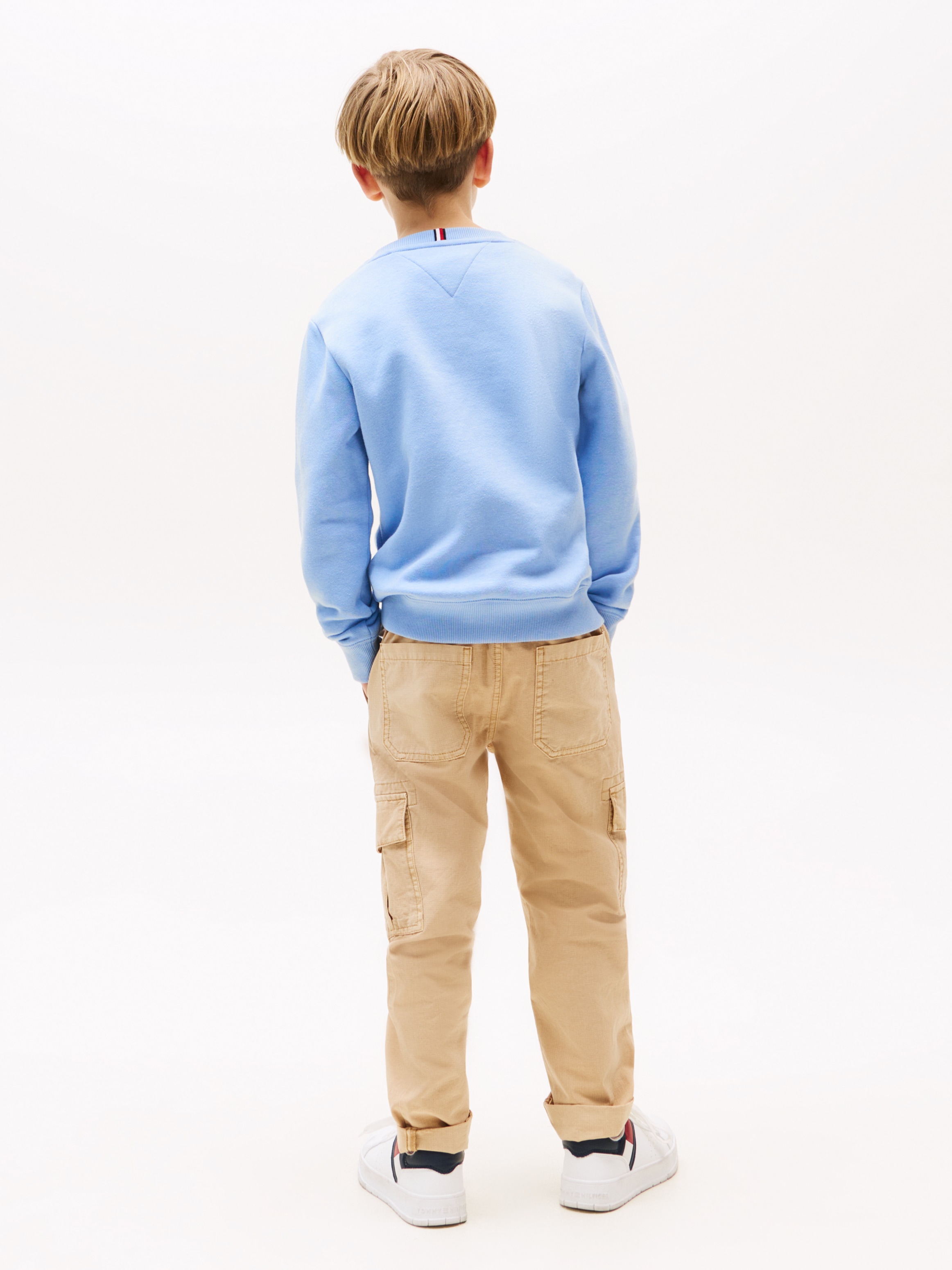 Tommy Hilfiger Sweatshirt »TOMMY SCRIPT FLAG SWEATSHIRT«, für Kinder bis 16 Jahre, Flag-Logo-Druck