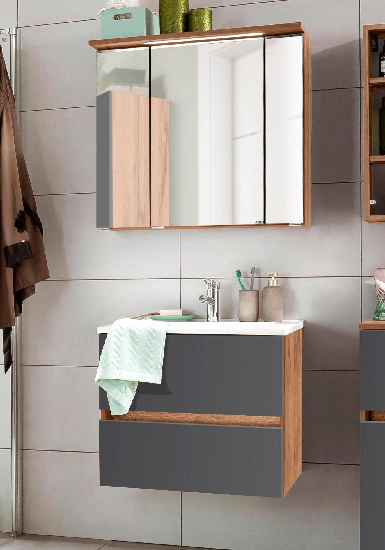 welltime Badmöbel-Set "Lucca" 2 Stk. tlg. günstig online kaufen