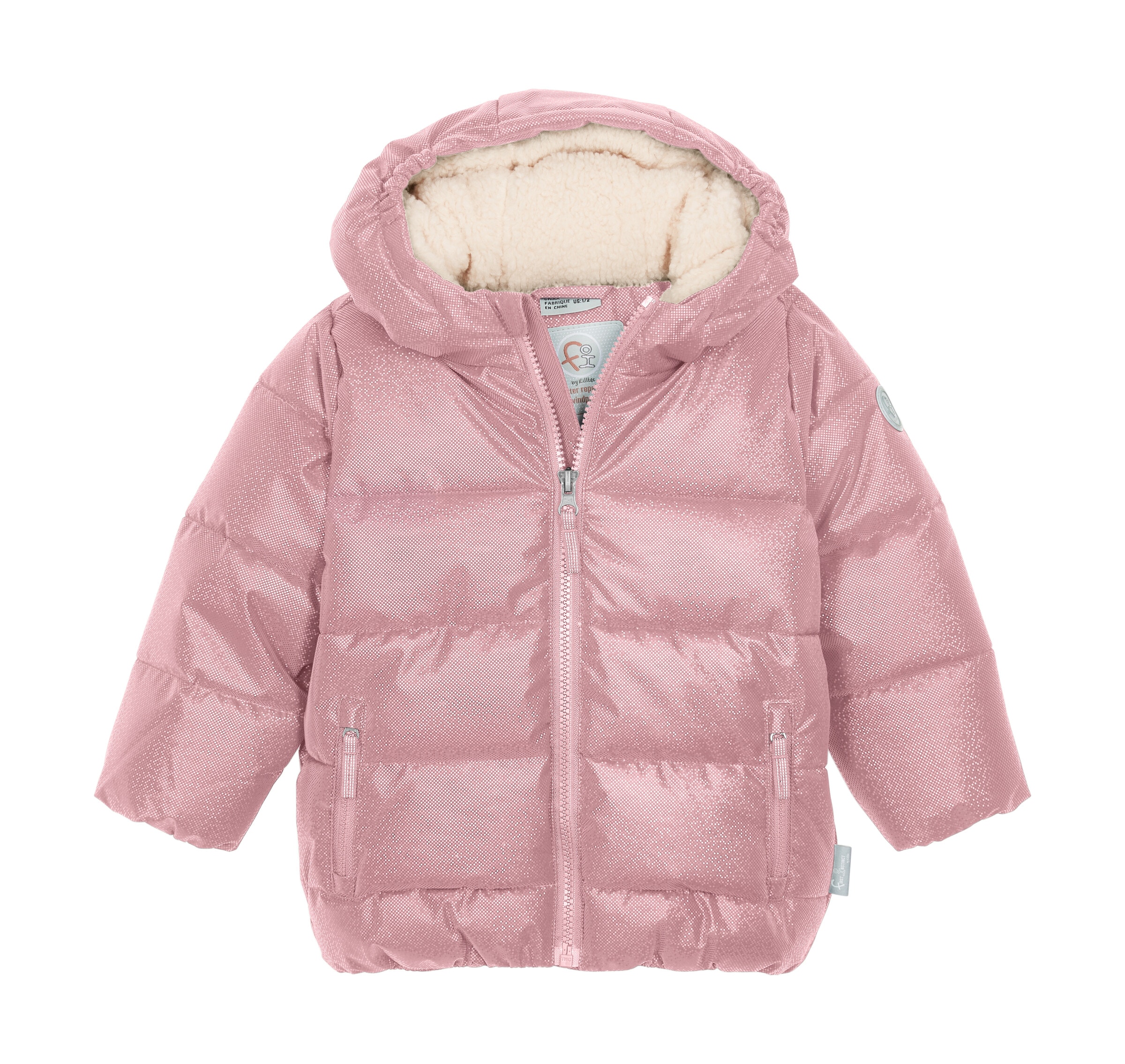 first instinct by killtec Steppjacke "FIOW 11 MNS QLTD JCKT" Glänzende, warme Kinderjacke, winddicht, wasserabweisend