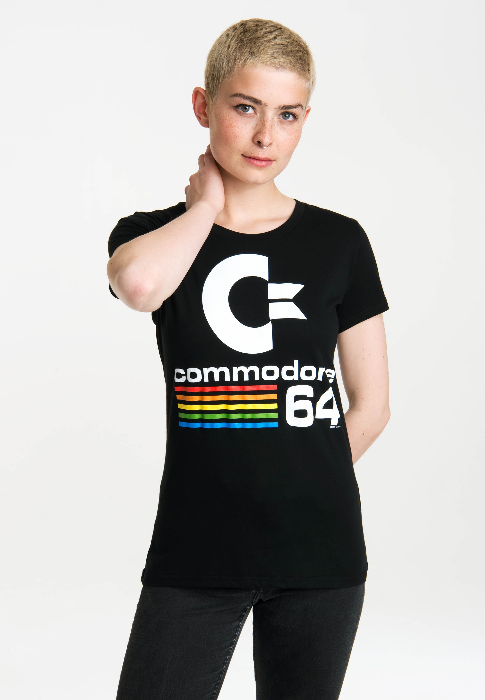 mit ▷ T-Shirt bestellen BAUR »Commodore«, hochwertigem Gaming-Print LOGOSHIRT |