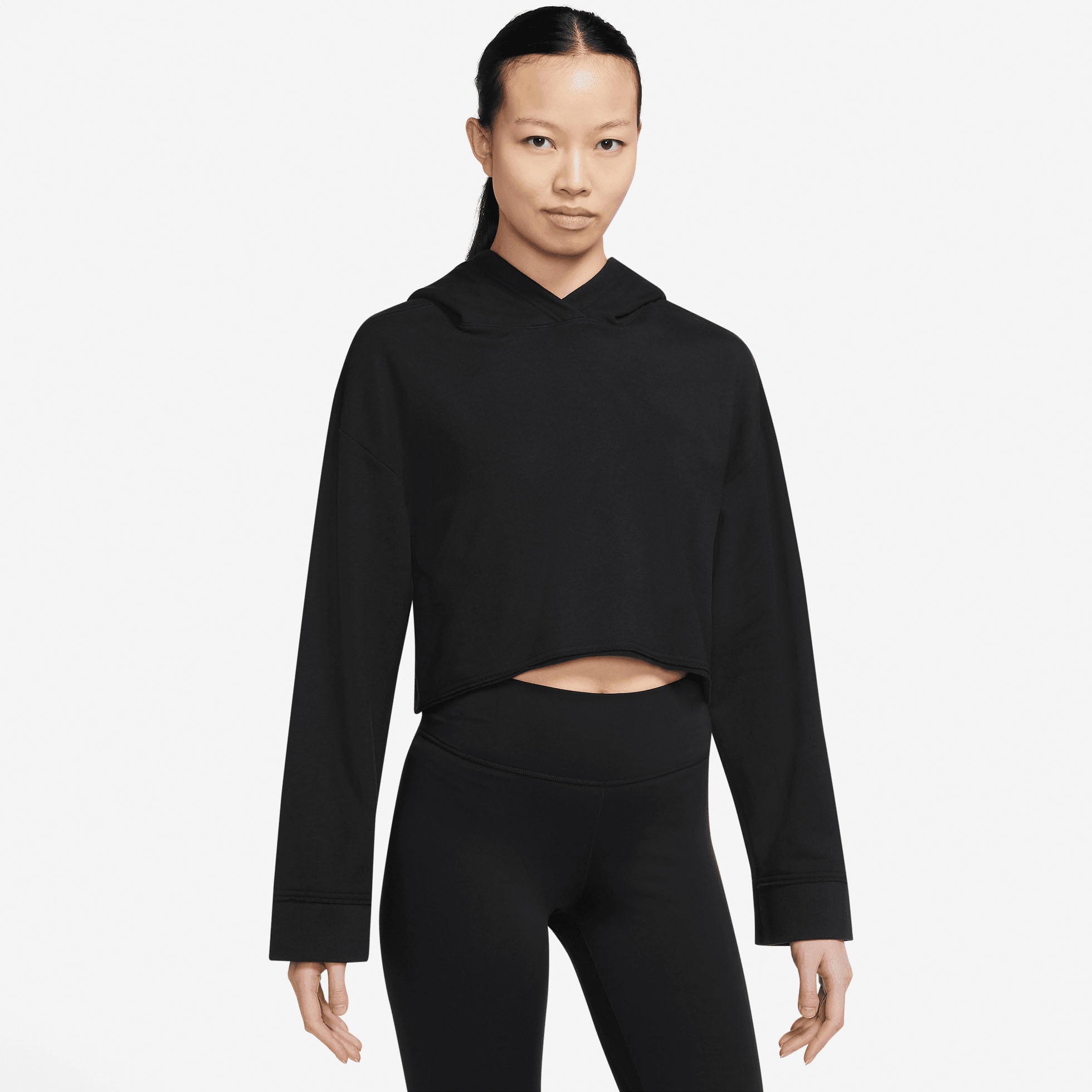 Nike Sweatshirt "Yoga Luxe Womens Cropped Fleece Hoodie"
