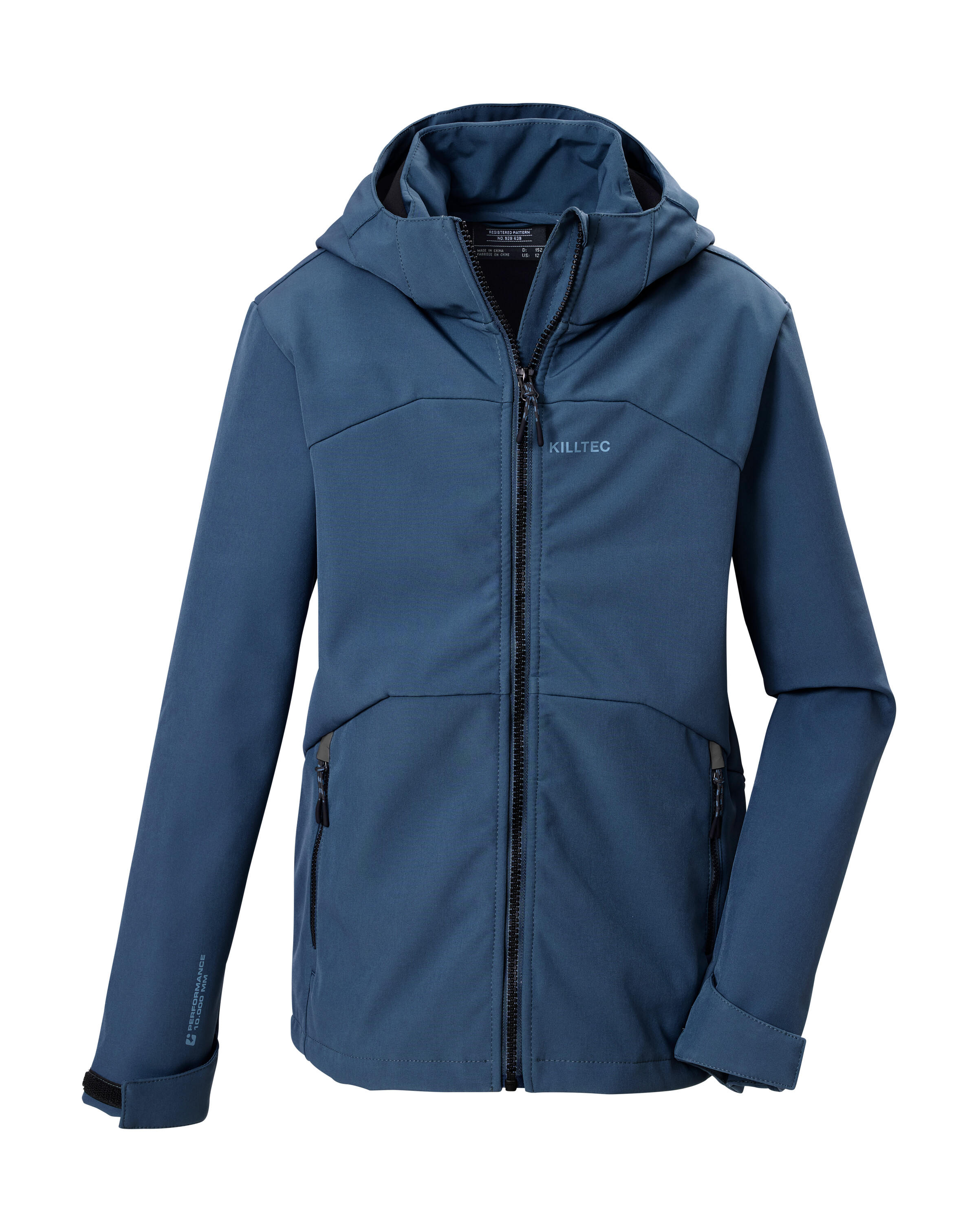 Killtec Softshelljacke "KOW 176 BYS SFTSHLL JCKT" Wind- und wasserabweisende Kinderjacke mit Fleece und Kapuze