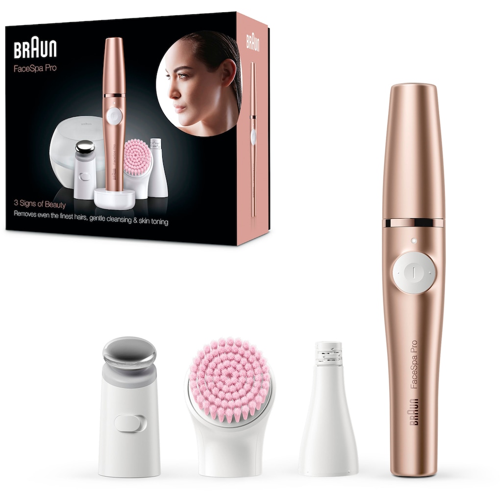 Braun Epilierer »FaceSpa Pro 921«, 2 St. Aufsätze