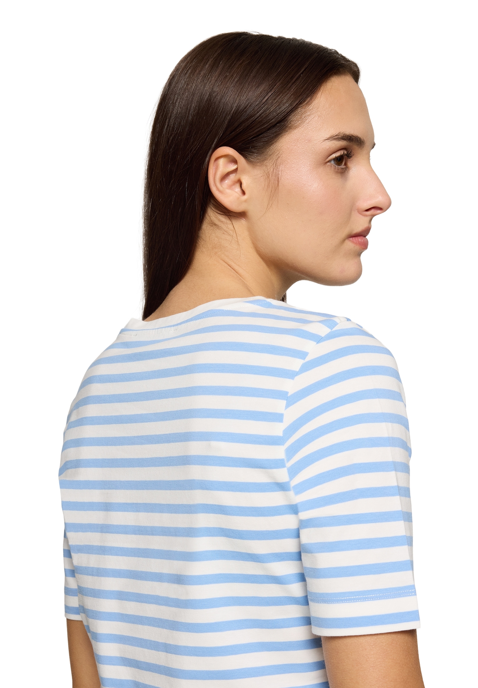 Betty&Co Kurzarmshirt »Damen mit Ringel« 1 tlg.