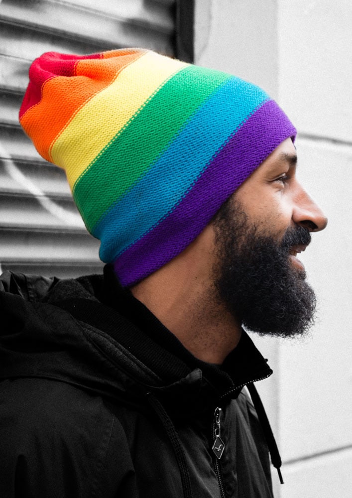 FC St. Pauli Bommelmütze "FC St. Pauli Mütze FC St. Pauli Regenbogen" günstig online kaufen